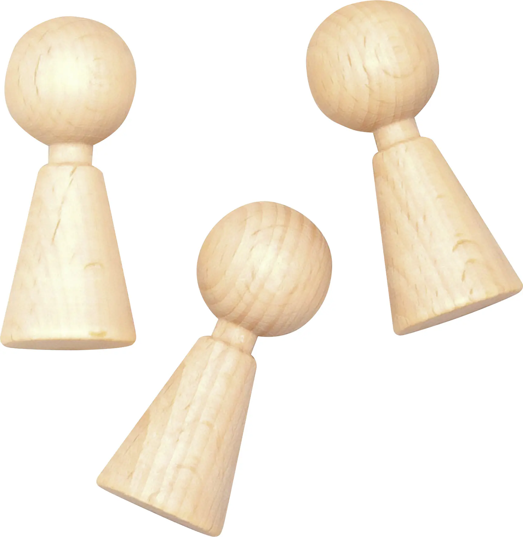 Glorex Figur Kegel 20 x 50 mm 3 Stück