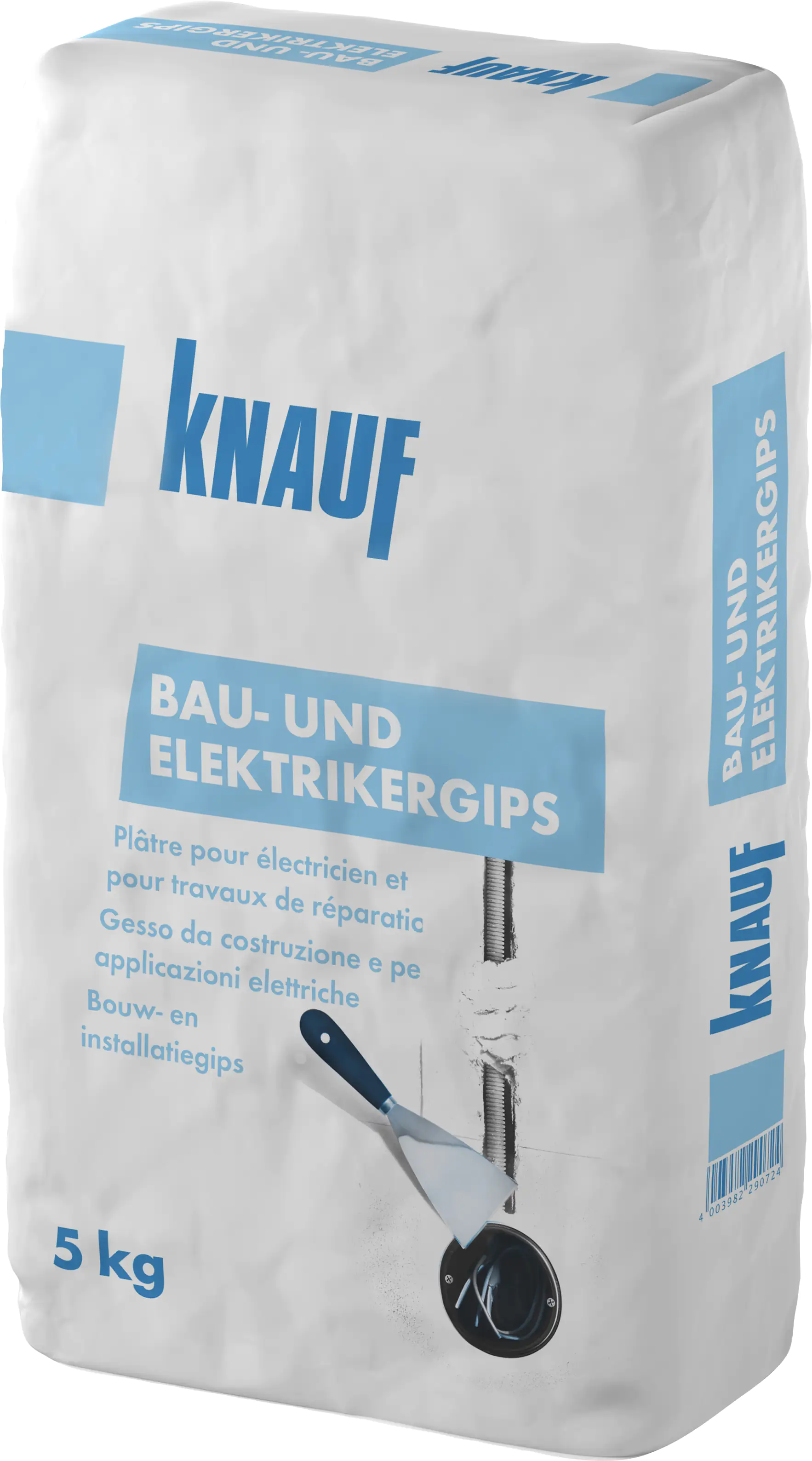 Knauf Bau- und Elektrikergips hellgrau, 5 kg