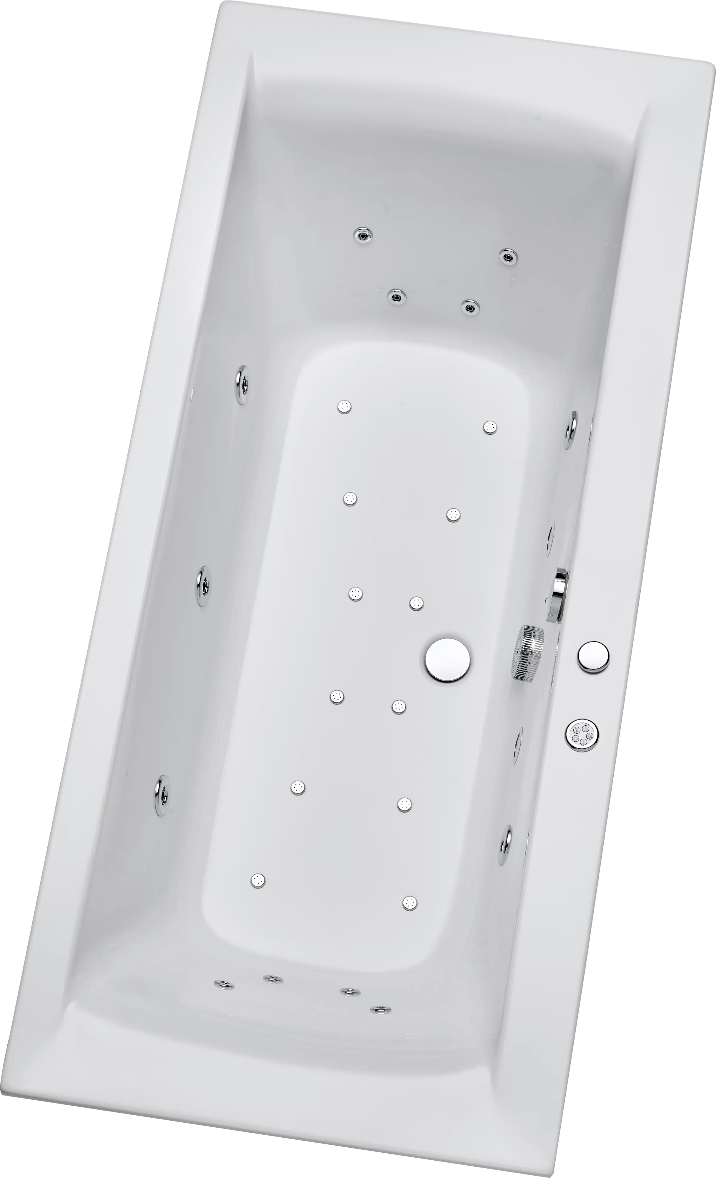 Ottofond Whirlpool-Komplettset Rosa 170 x 75 cm weiß