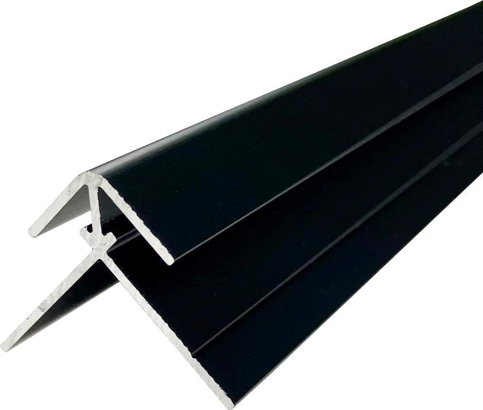 Wetwall Profil Innenecke 244 cm schwarz matt