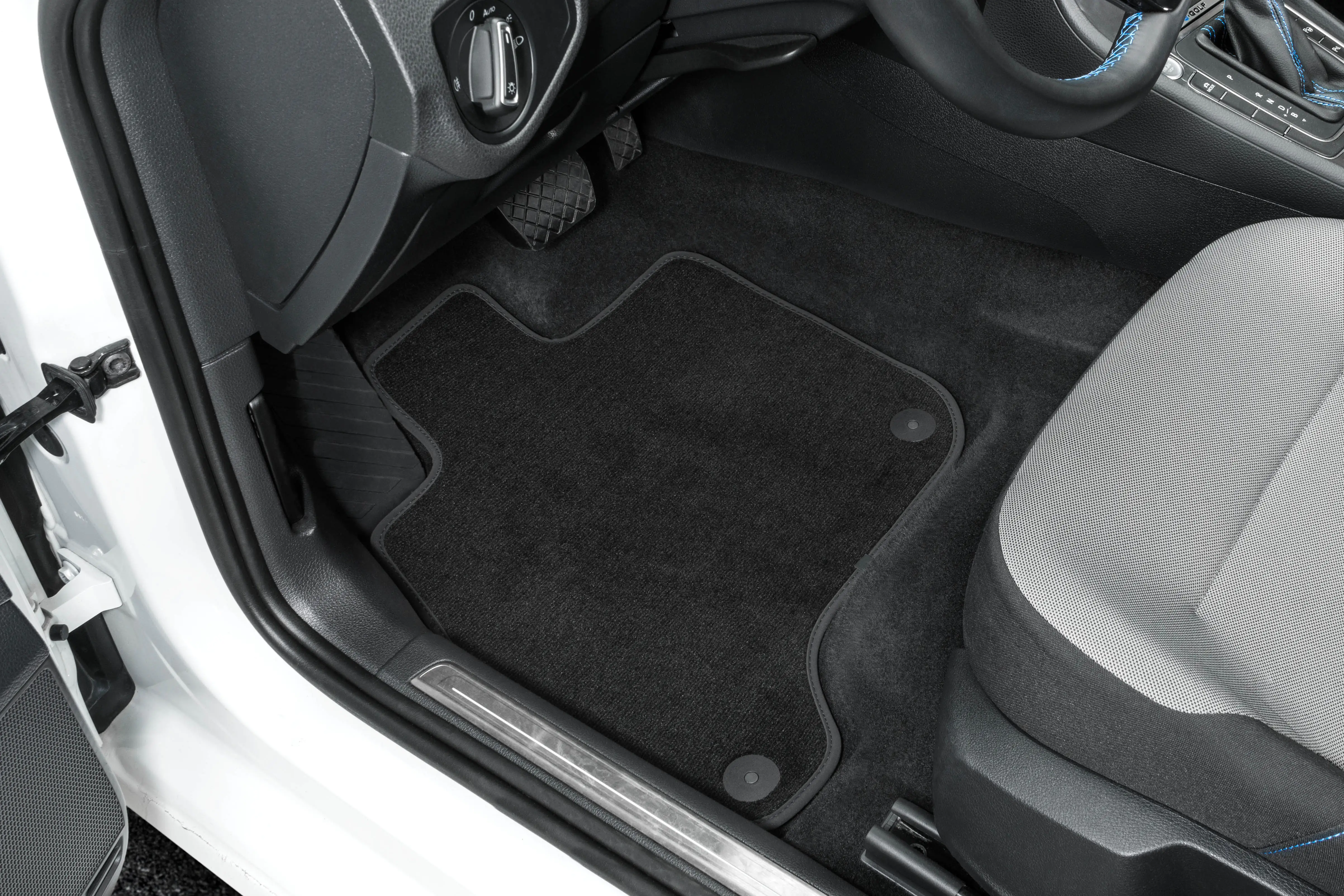 Walser Passform Fußmatten Premium für VW Polo V (6R1/6C1) Bj 03/2009-2017 4-teilig