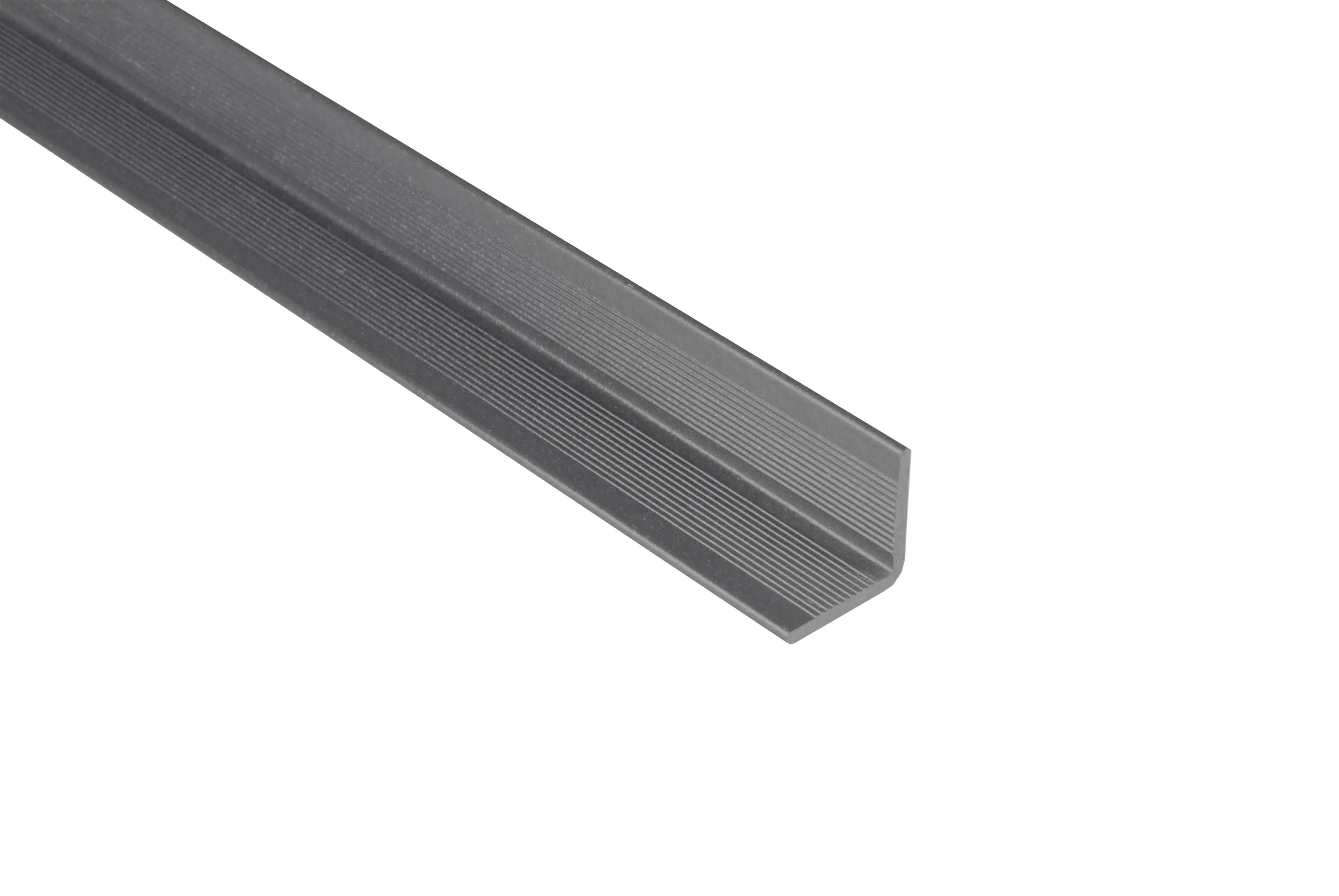 Kovalex Wandabschluss WPC 250 x 4 x 4 cm steingrau