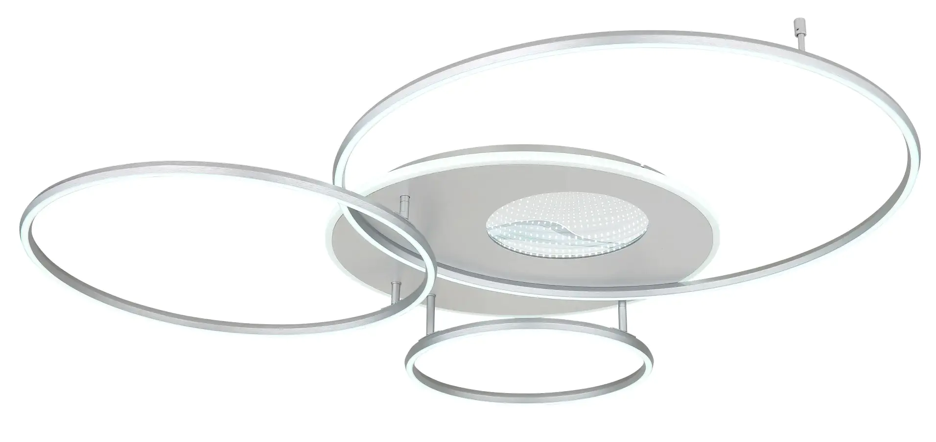 Globo LED Deckenleuchte Invertina silberfarben