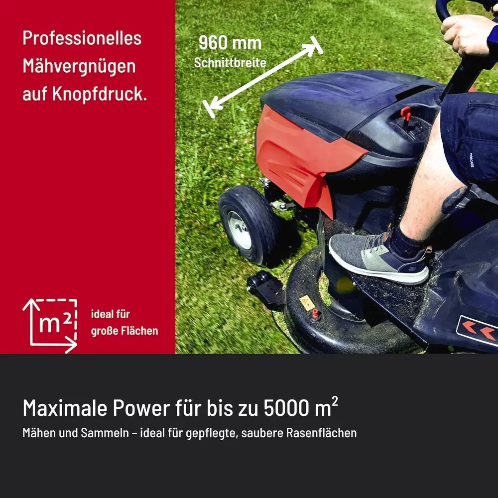 Güde Rasentraktor GAR 960 T Hydrostat 96 cm Schnittbreite