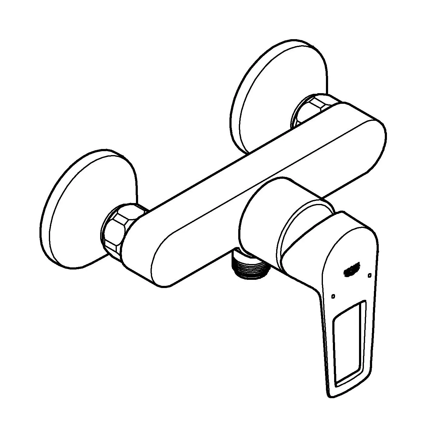 Grohe Brausearmatur Start Loop chrom