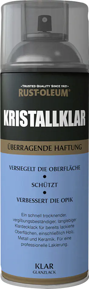 Rust-Oleum Sprühlack Kristallklar 400 ml glanz