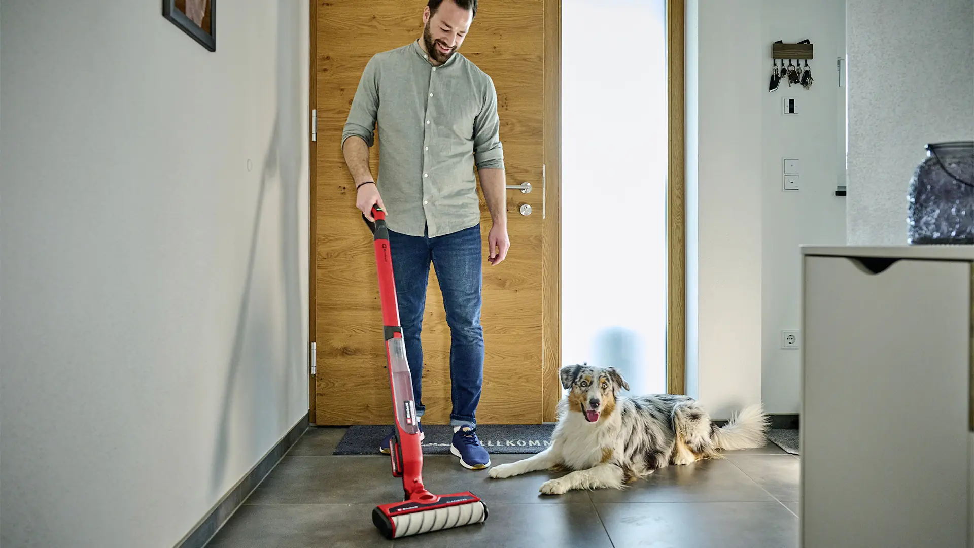 Einhell Expert Akku-Hartbodenreiniger CLEANEXXO Solo 18 V