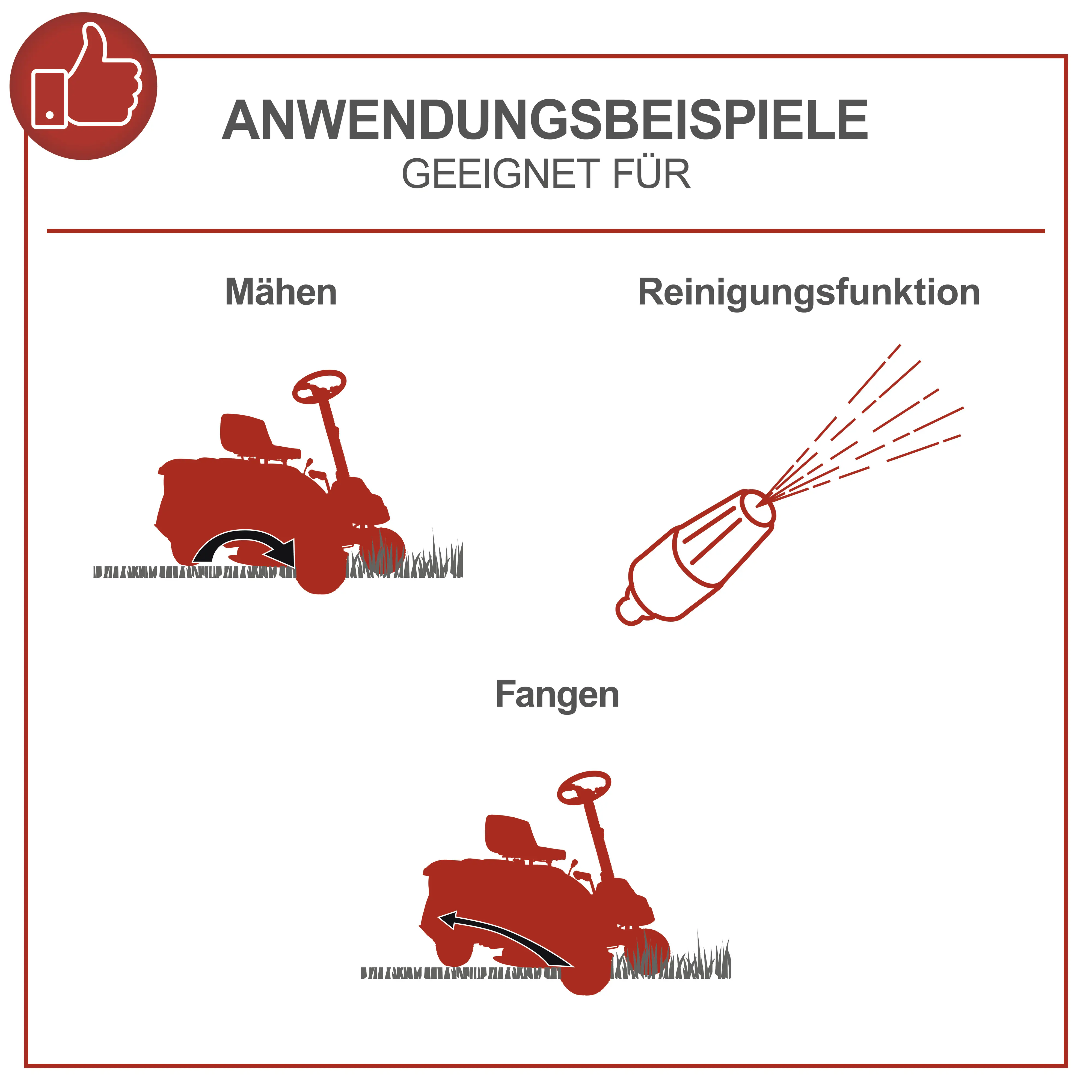 Scheppach Benzin Rasentraktor TMR452-98C-RD 98 cm Schnittbreite