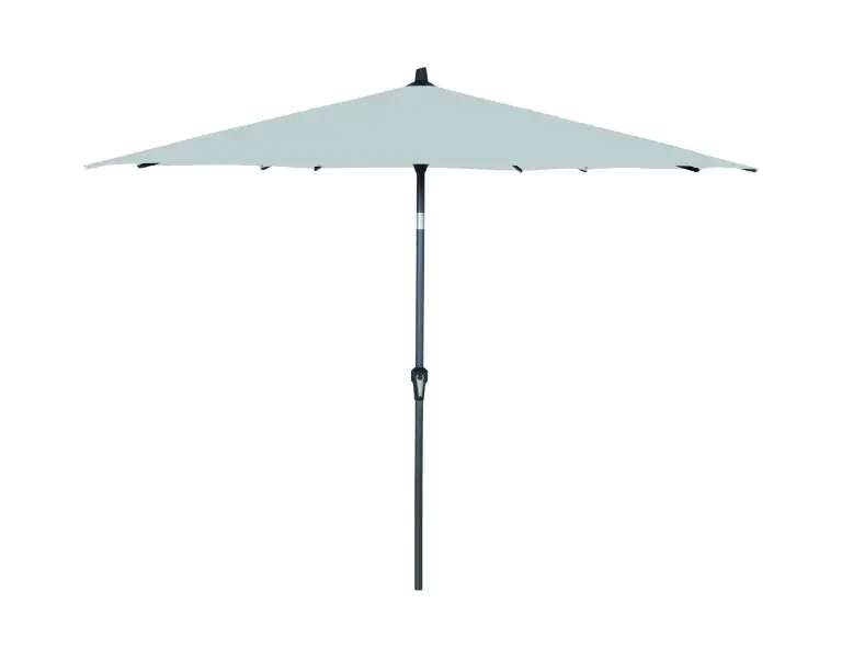 Siena Garden Mittelstockschirm Avio grau Ø 300 cm