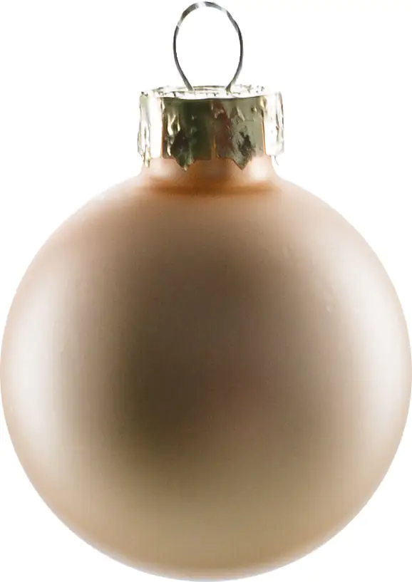 TrendLine Weihnachtskugeln aus Glas Ø 3,5 cm champagner 16 Stück