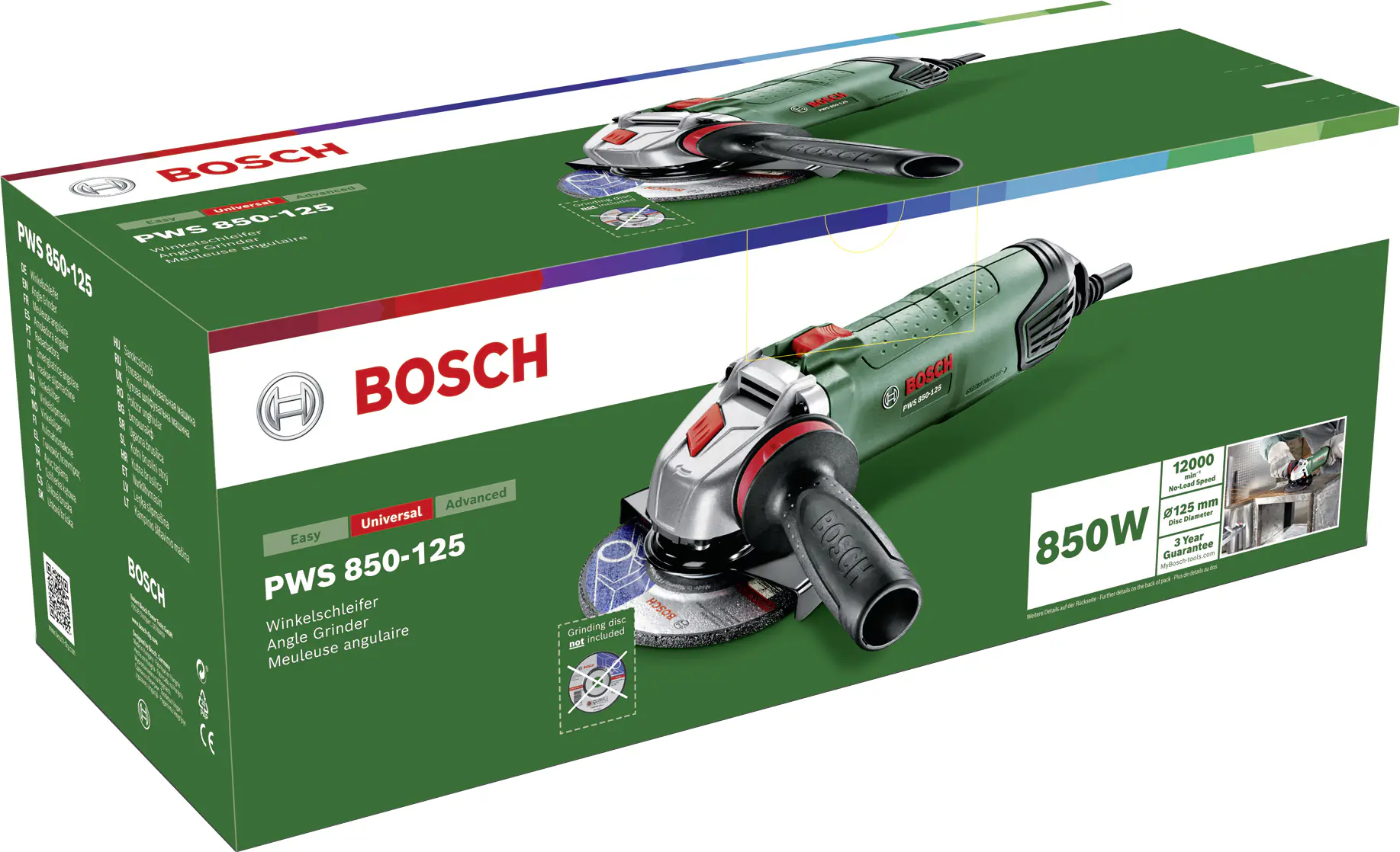 Bosch Winkelschleifer PWS 850-125 850 W