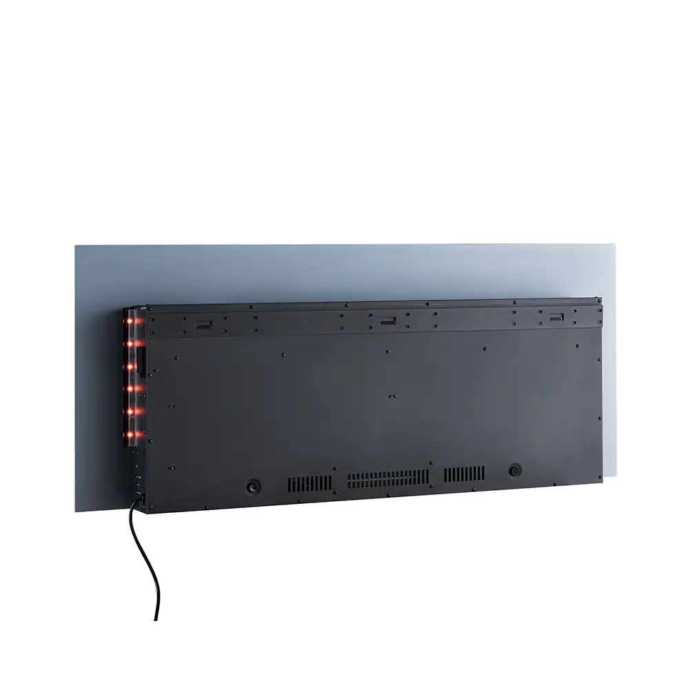 Balderia Elektrokamin Yoash - Elektrischer Wandkamin weiß 2000 W