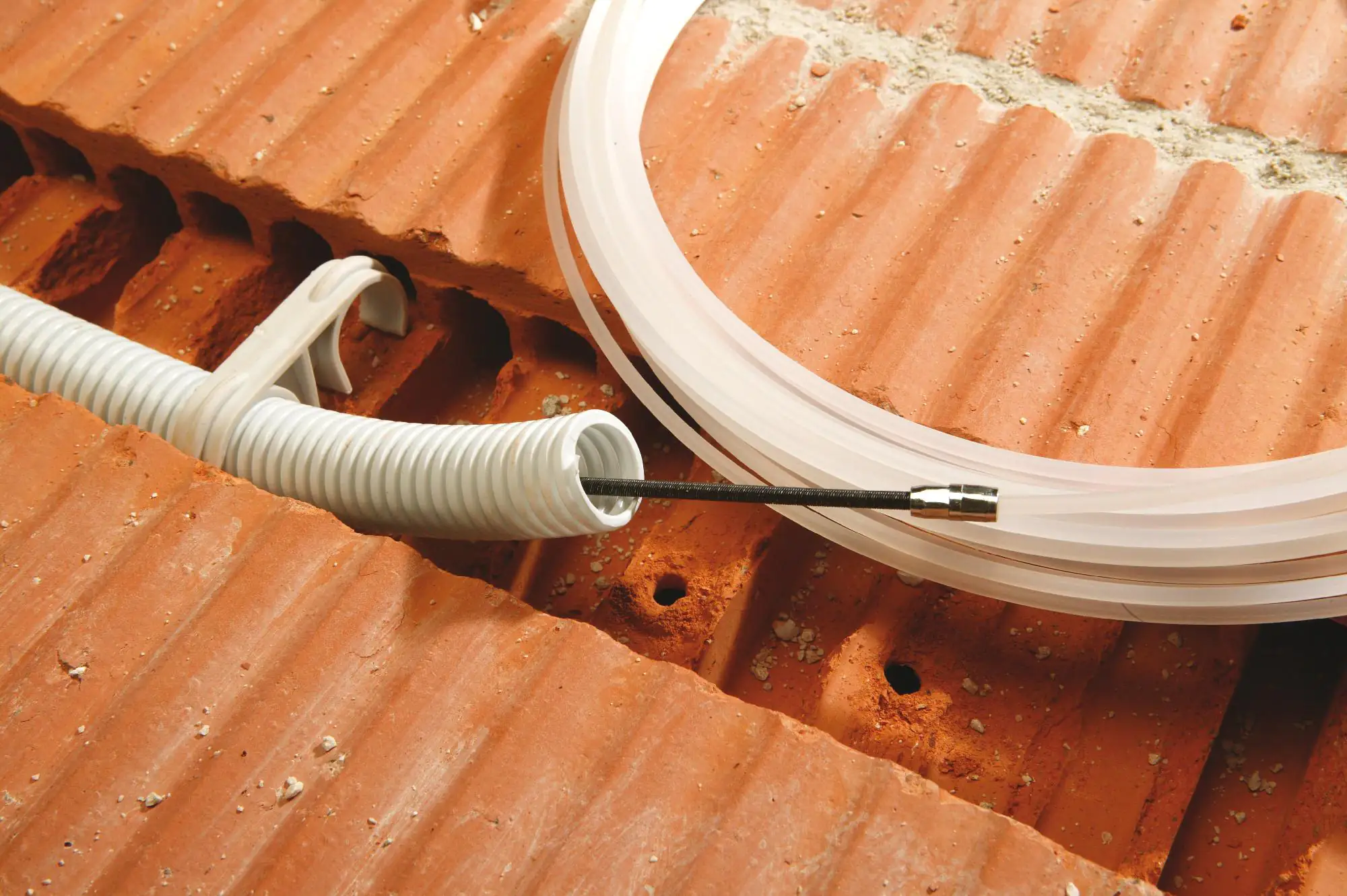 Flexrohr EN 25, 10m, PVC, 320 N, grau