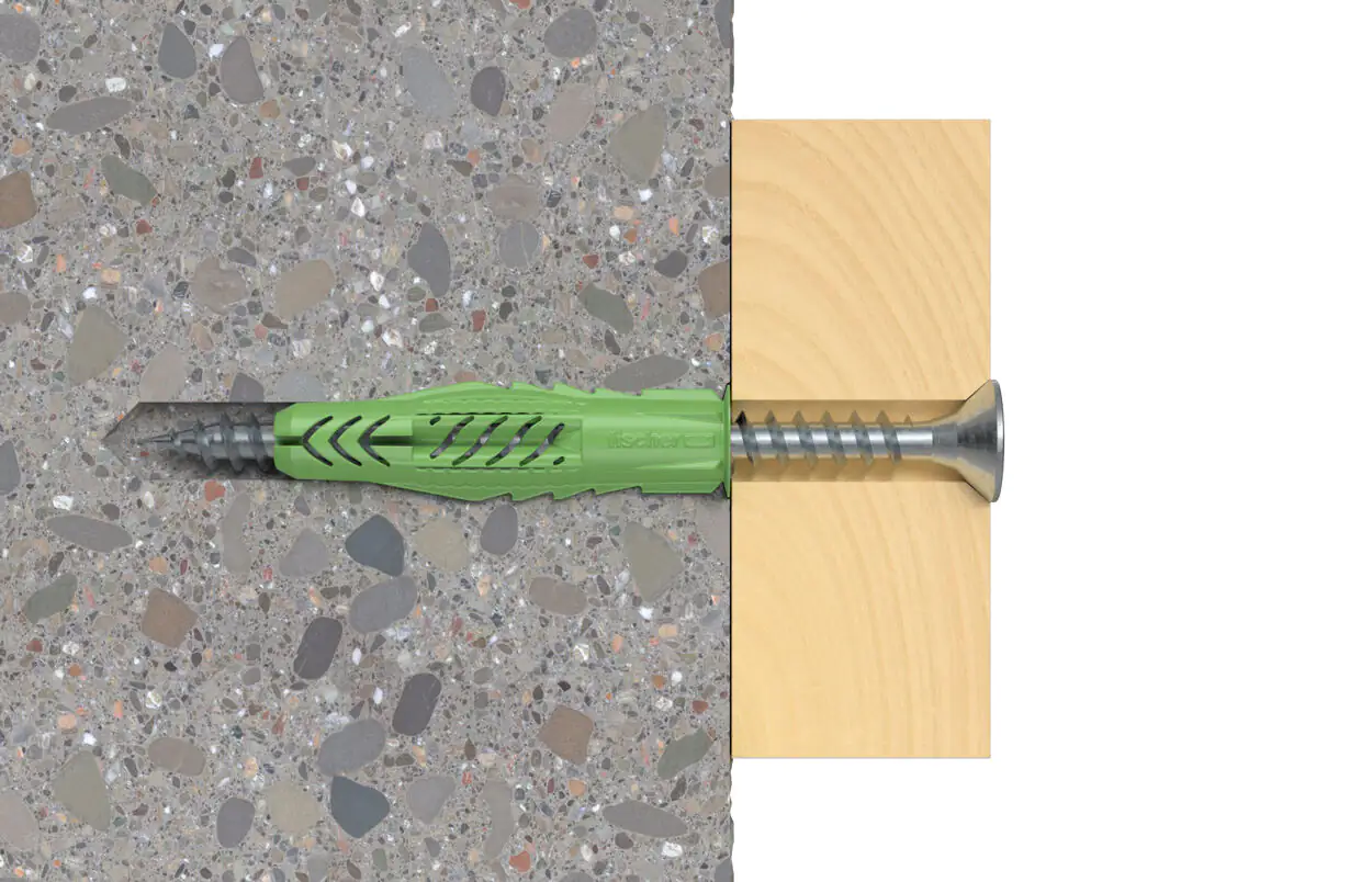 Fischer Universaldübel-Set UX green 8.0 x 50 mm - 5 Stück
