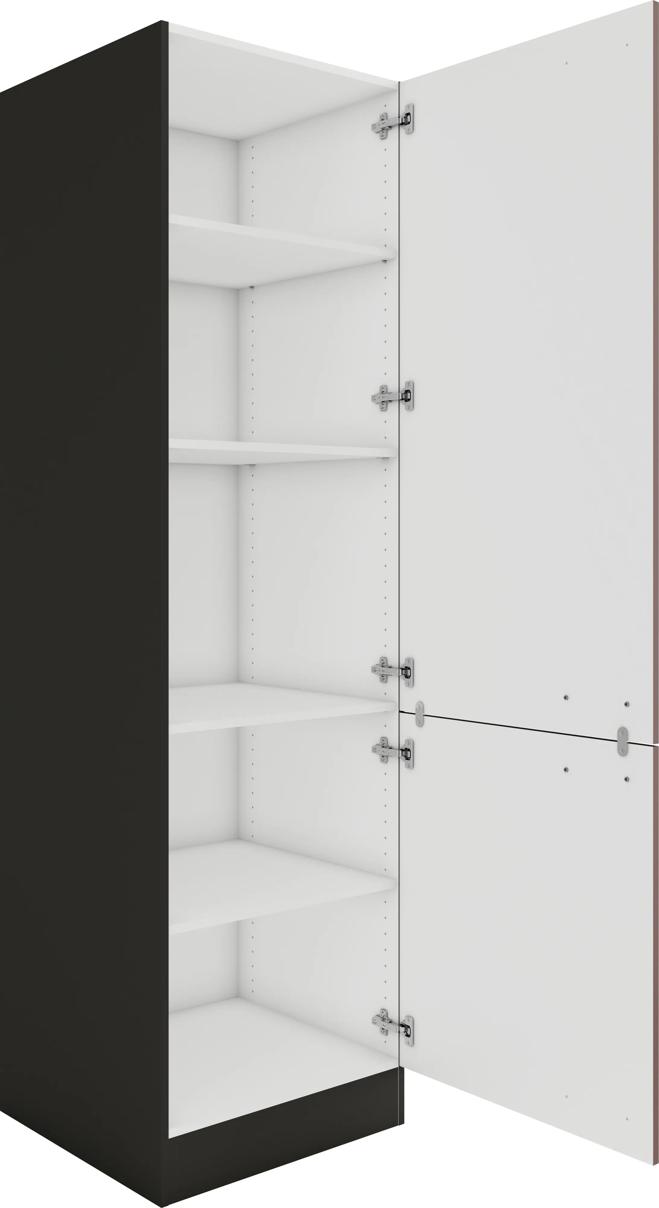 Optifit Hochschrank Nizza 407 rostrot/anthrazit matt 60 cm