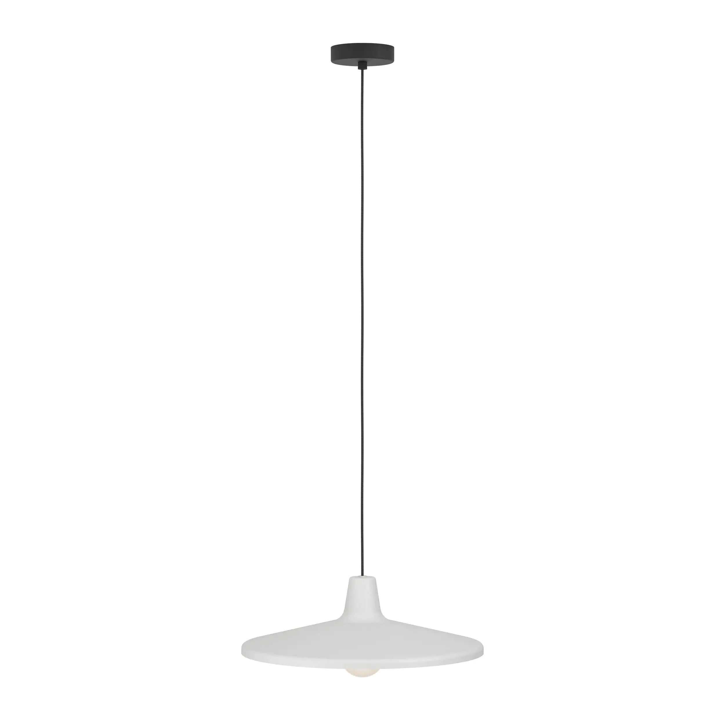 Eglo Pendelleuchte Miniere grau Ø 42 cm E27
