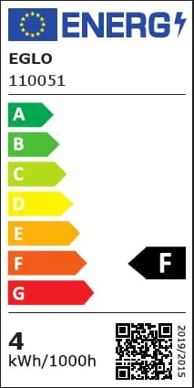 Eglo LED Leuchtmittel A75 E27 Birnenform 4 W warmweiß amber