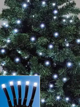 TrendLine LED-Lichterkette Classic Außen 34,85 m kaltweiß mit Timer und Dimmer