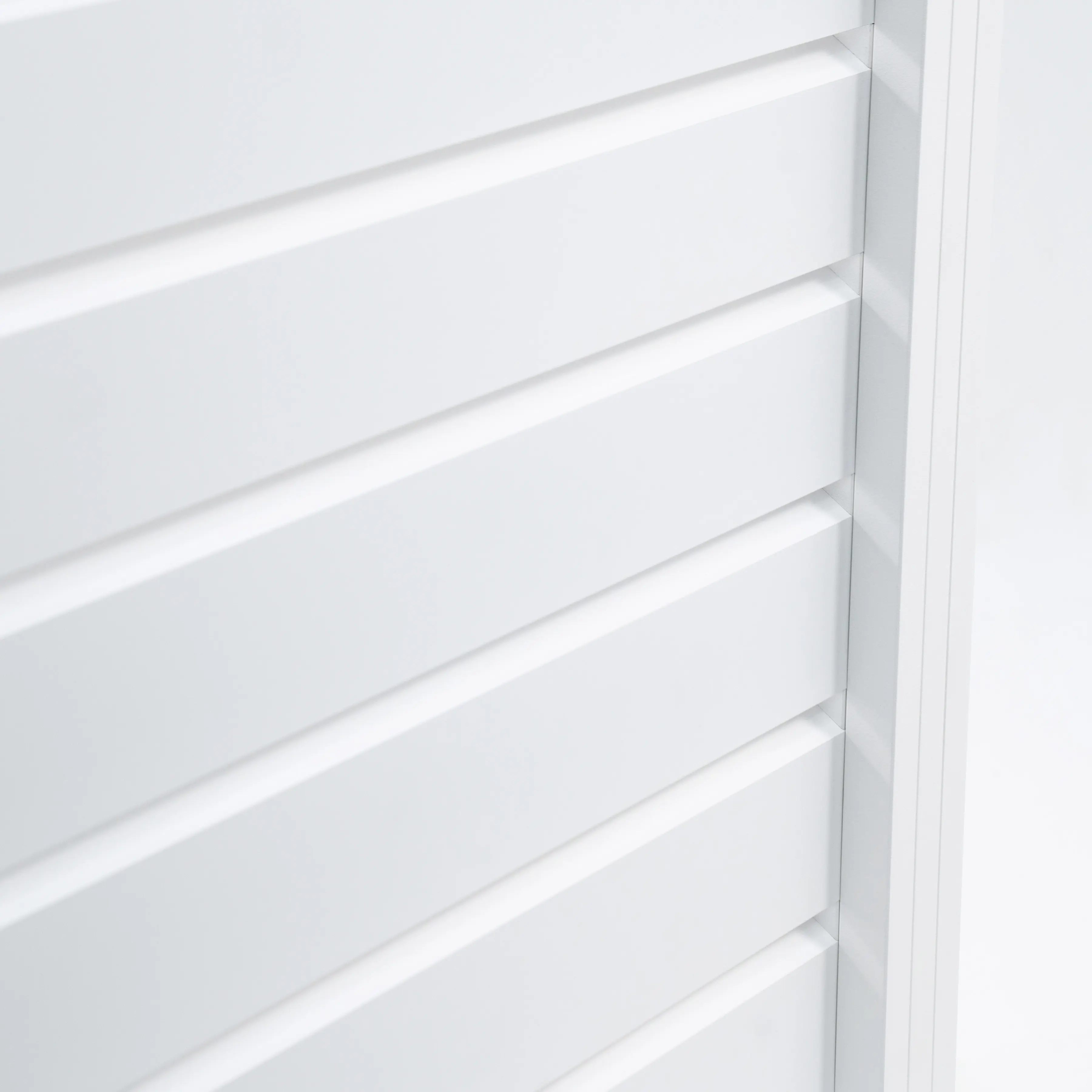 Ambiente Alu-Zaun Erweiterungsset Rhombus MINI 187 x 124,2 cm weiß 