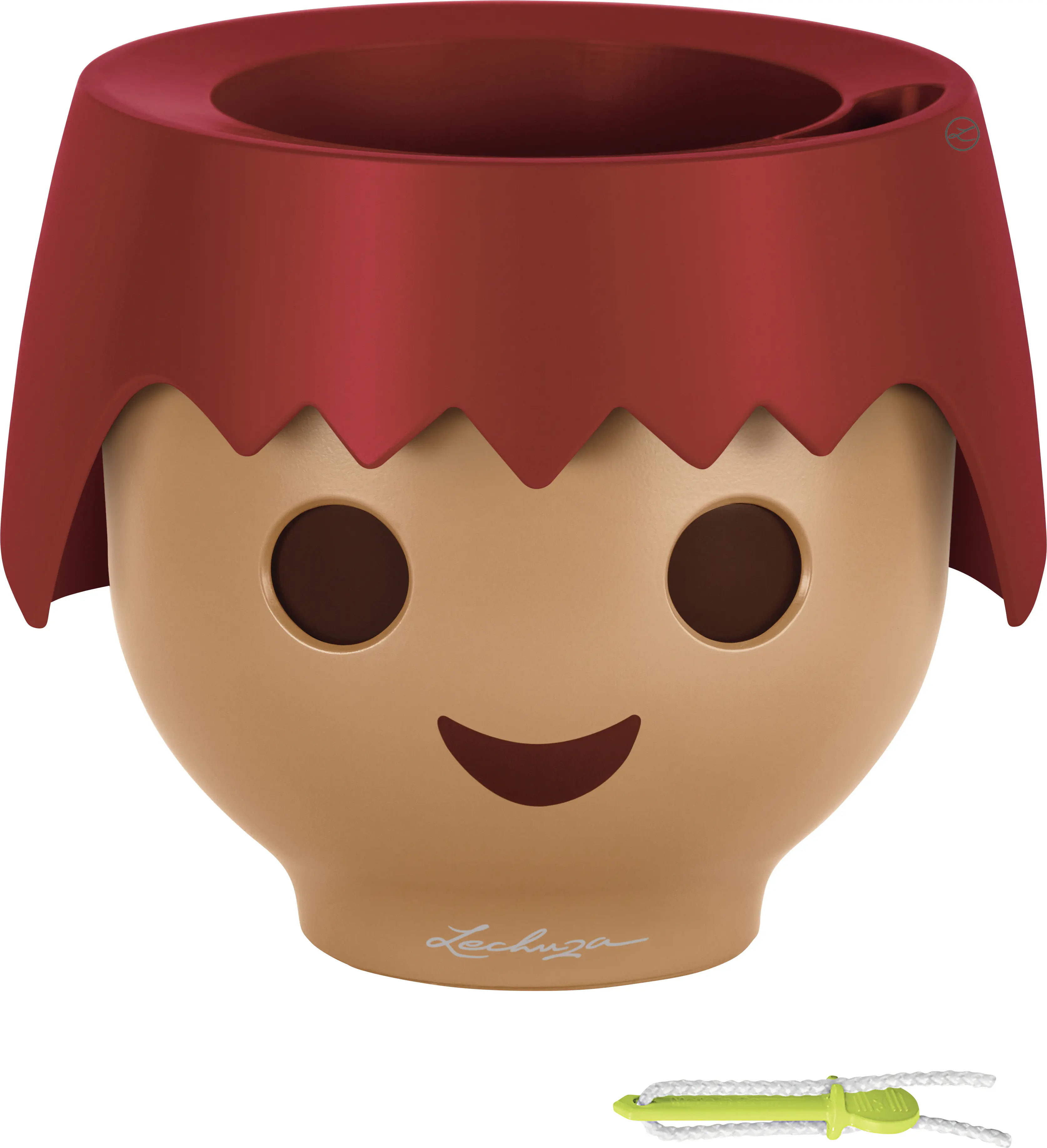 Lechuza Blumentopf Playmobil® Ojo Ø 21 cm fire red