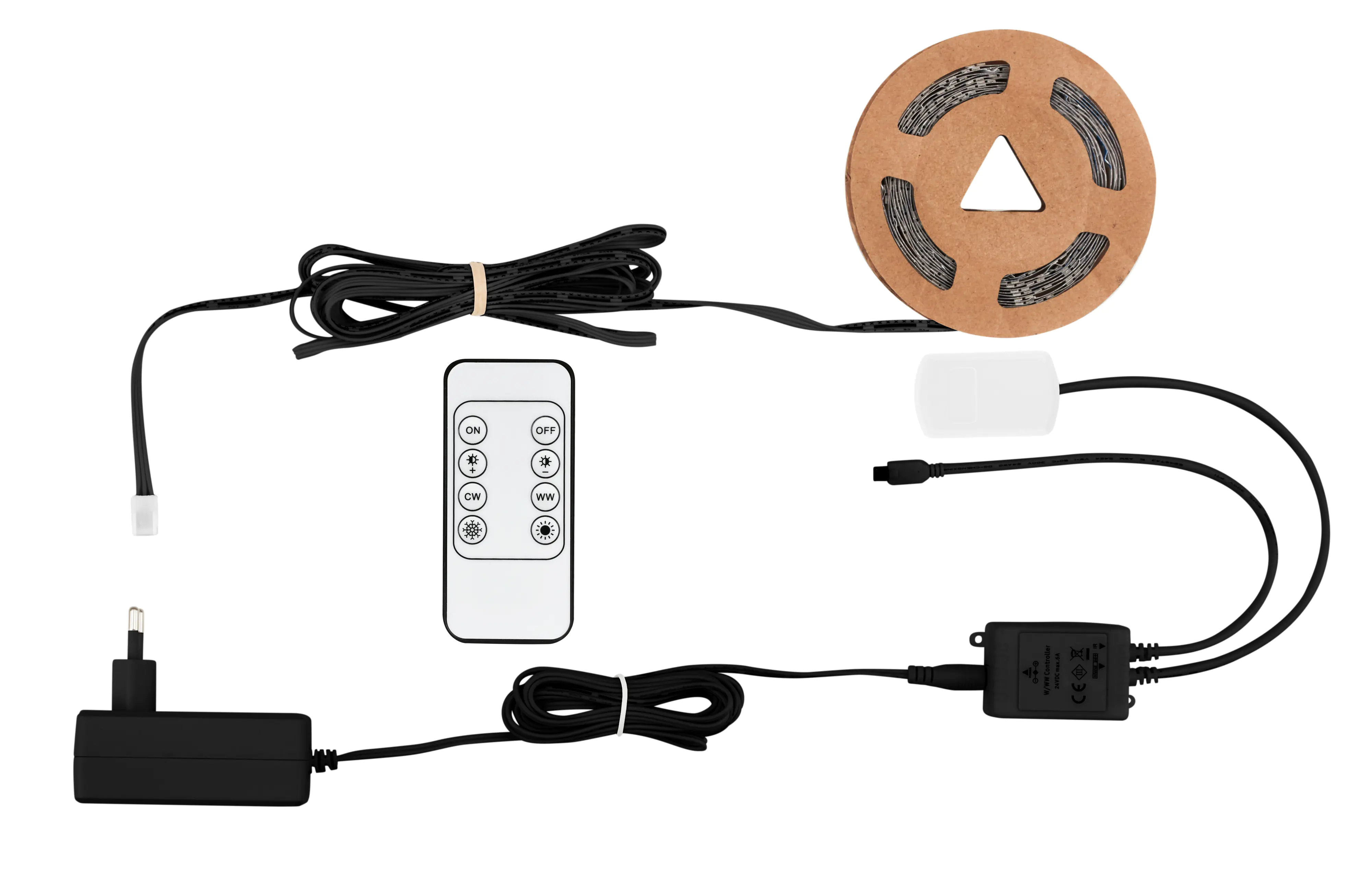 Briloner LED-Stripe Pimp your Panel Warmweiß bis Kaltweiß CCT, 2,6 m, 3000K 1300 lm Starterset
