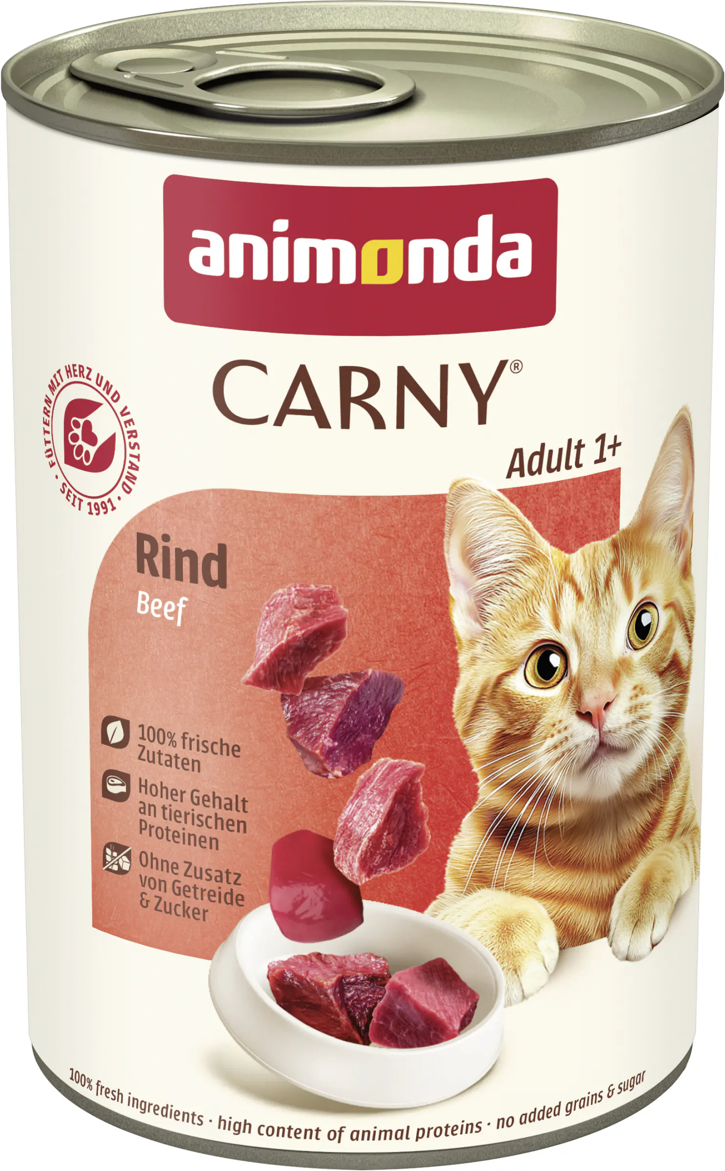 Animonda Carny Adult Katzennassfutter getreidefrei 200 g Rind
