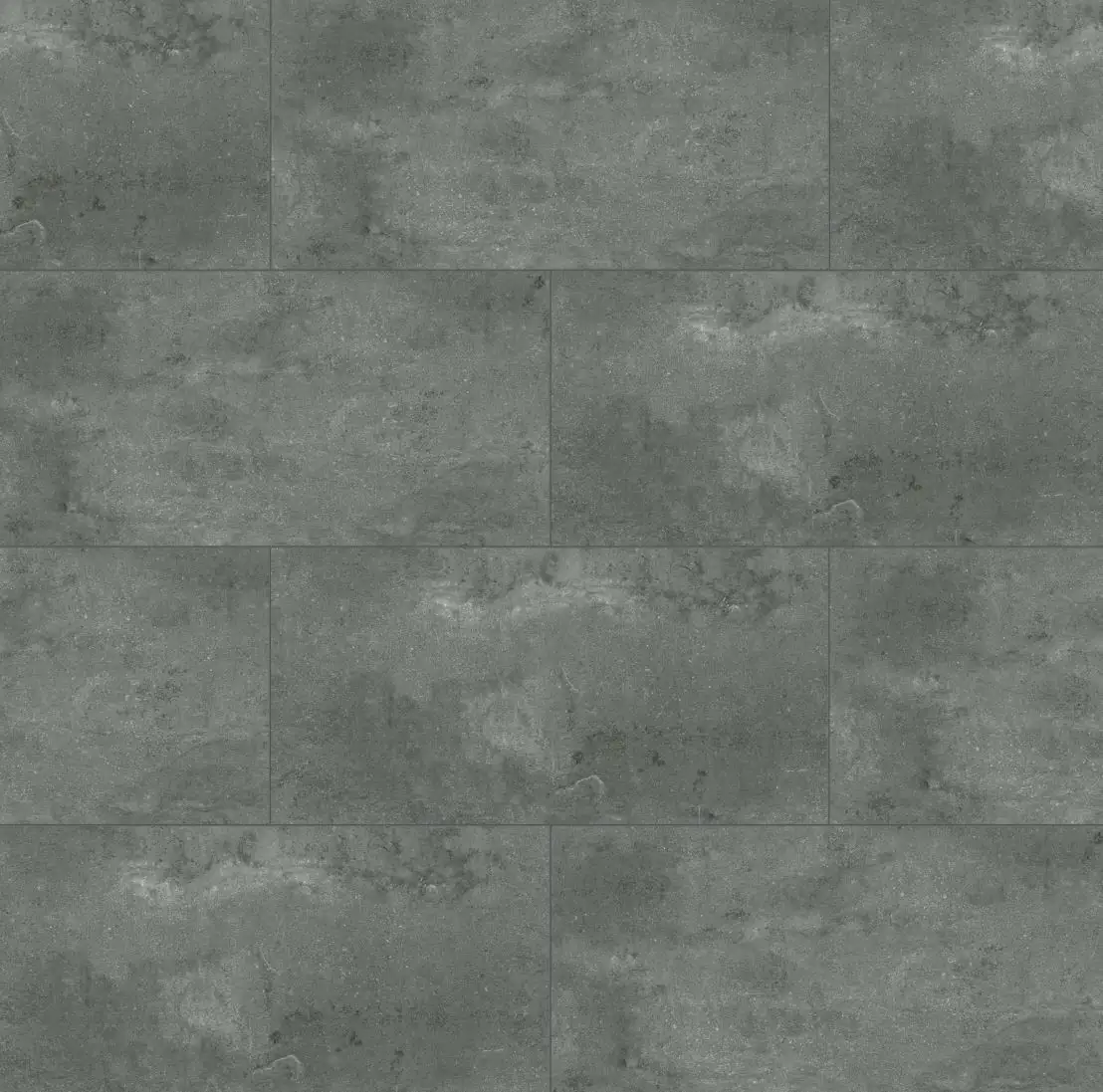 Decoflooring Vinylboden Fliese Silent XXL Grey Concrete mit Trittschalldämmung