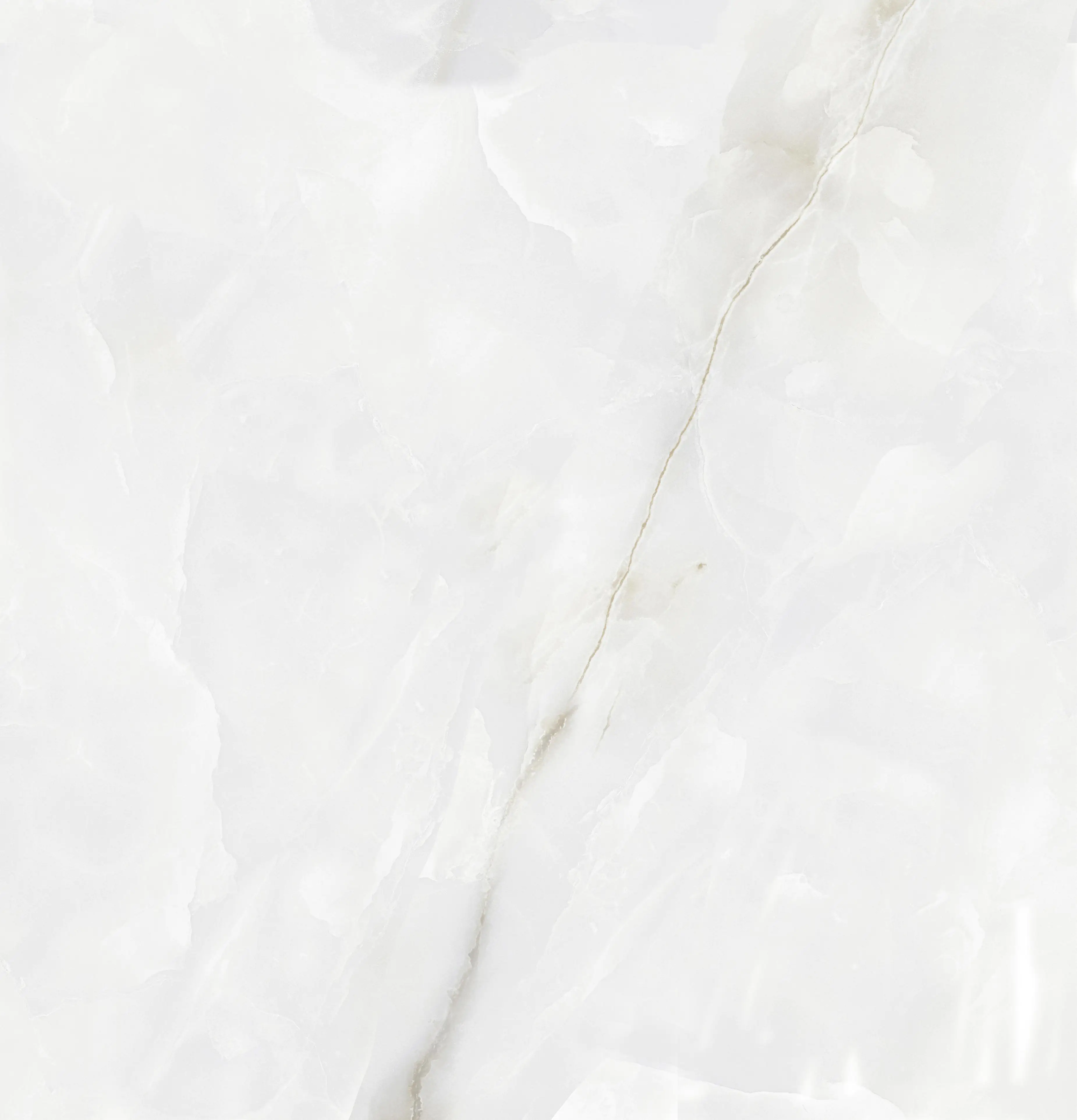 Bodenfliese Feinsteinzeug Bianco Christal 120 x 120 cm weiß