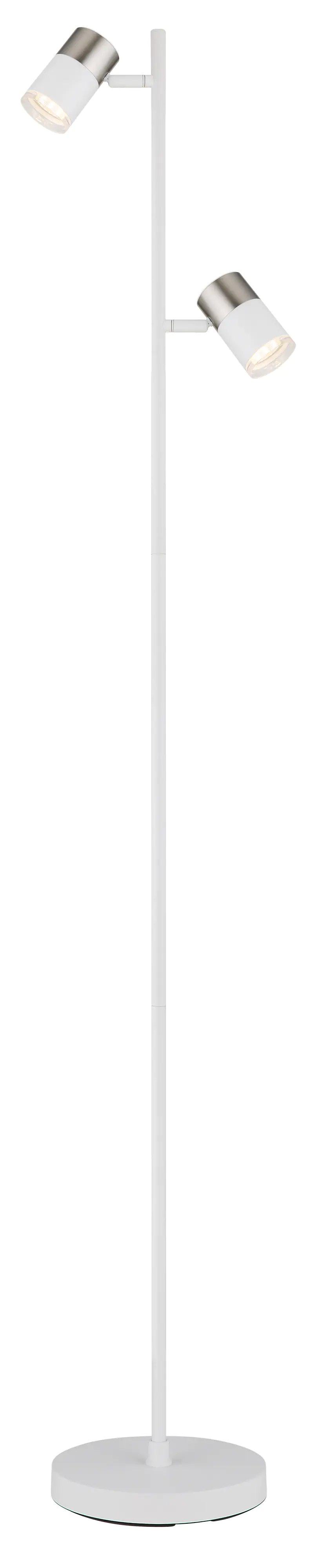 Globo Stehleuchte Brisbon weiß matt 154 cm