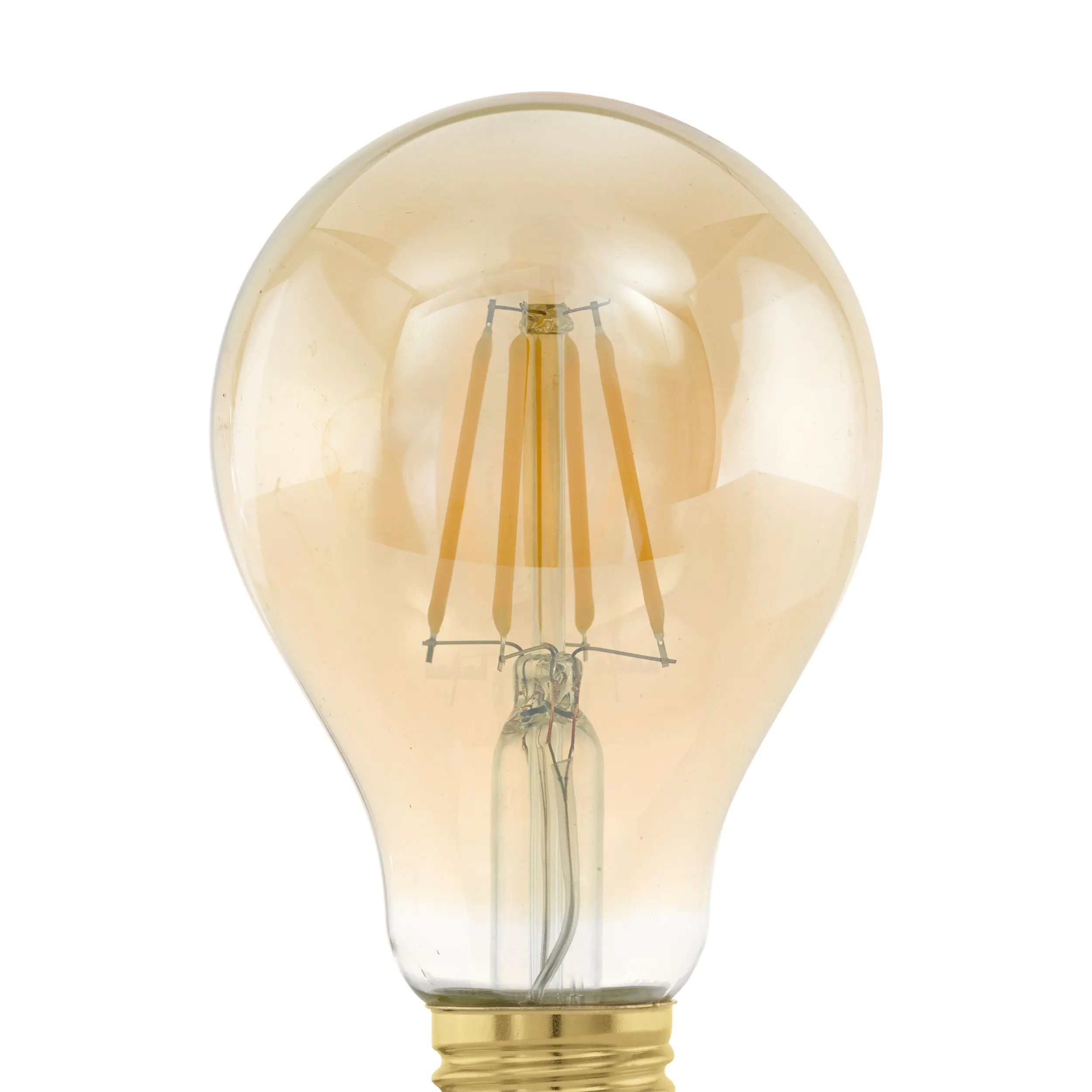 Eglo LED Leuchtmittel A75 E27 Birnenform 4 W warmweiß amber