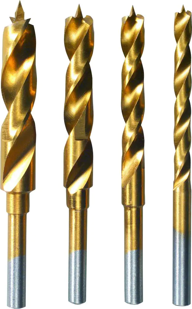 Dremel Holz-Bohrersatz 636 4-teilig Titan-Holzbohrer
