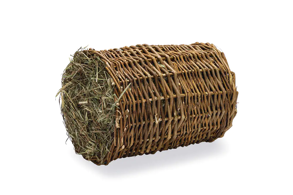 Beeztees Weidentunnel mit Heu 30 cm