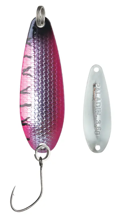 Paladin Angelköder Spoon Apollo 4,8 g UV pink/schwarz/silber