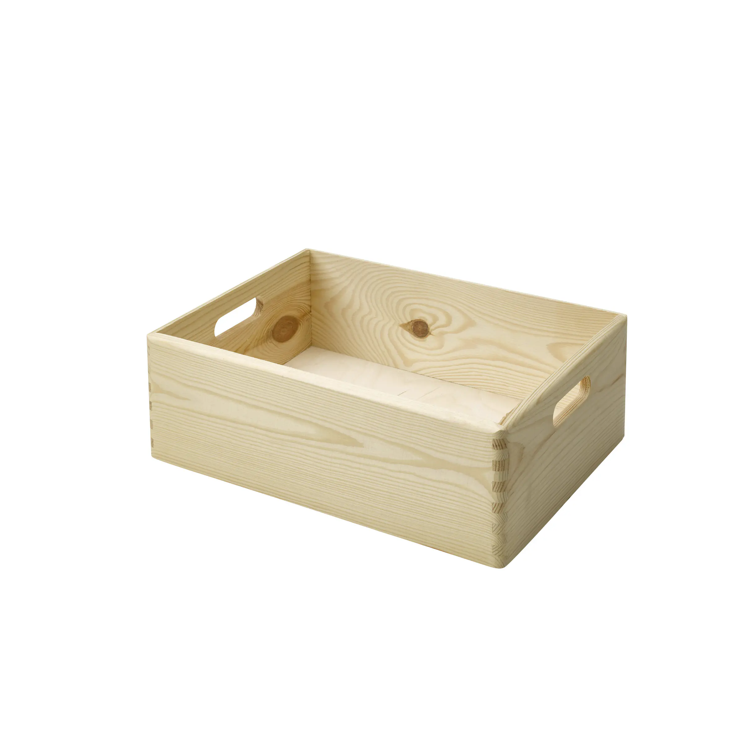 Stapelbox Holz Größe M 30 x 40 x 13,5 cm 