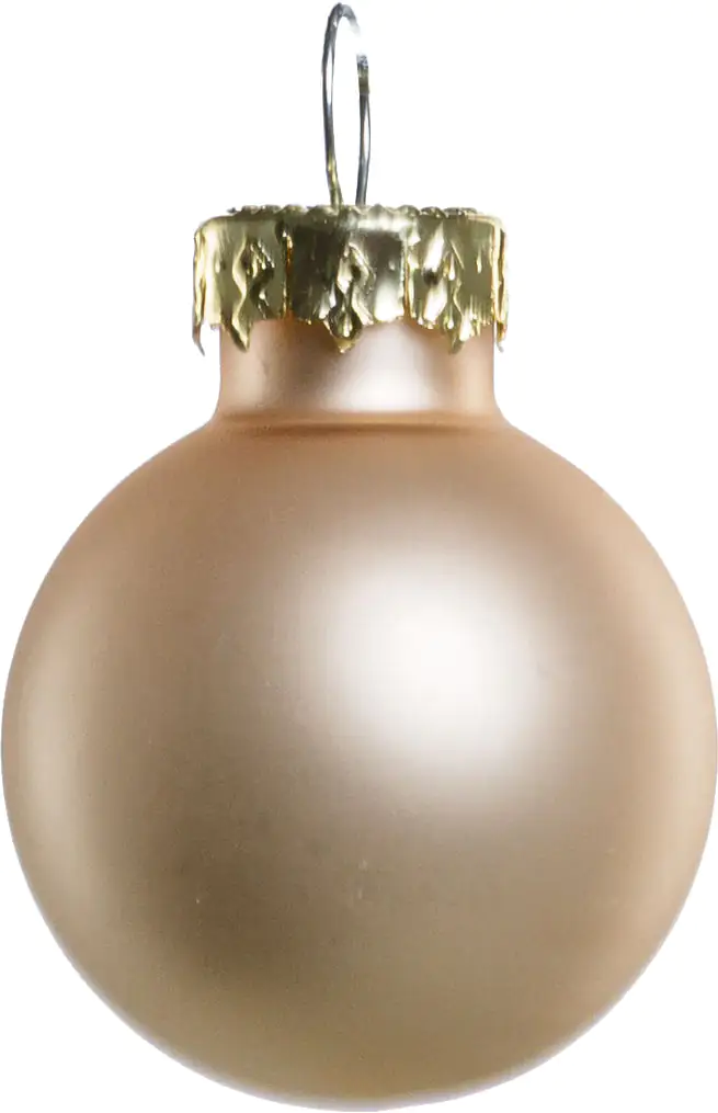 TrendLine Weihnachtskugeln aus Glas Ø 2,5 cm champagner 24 Stück