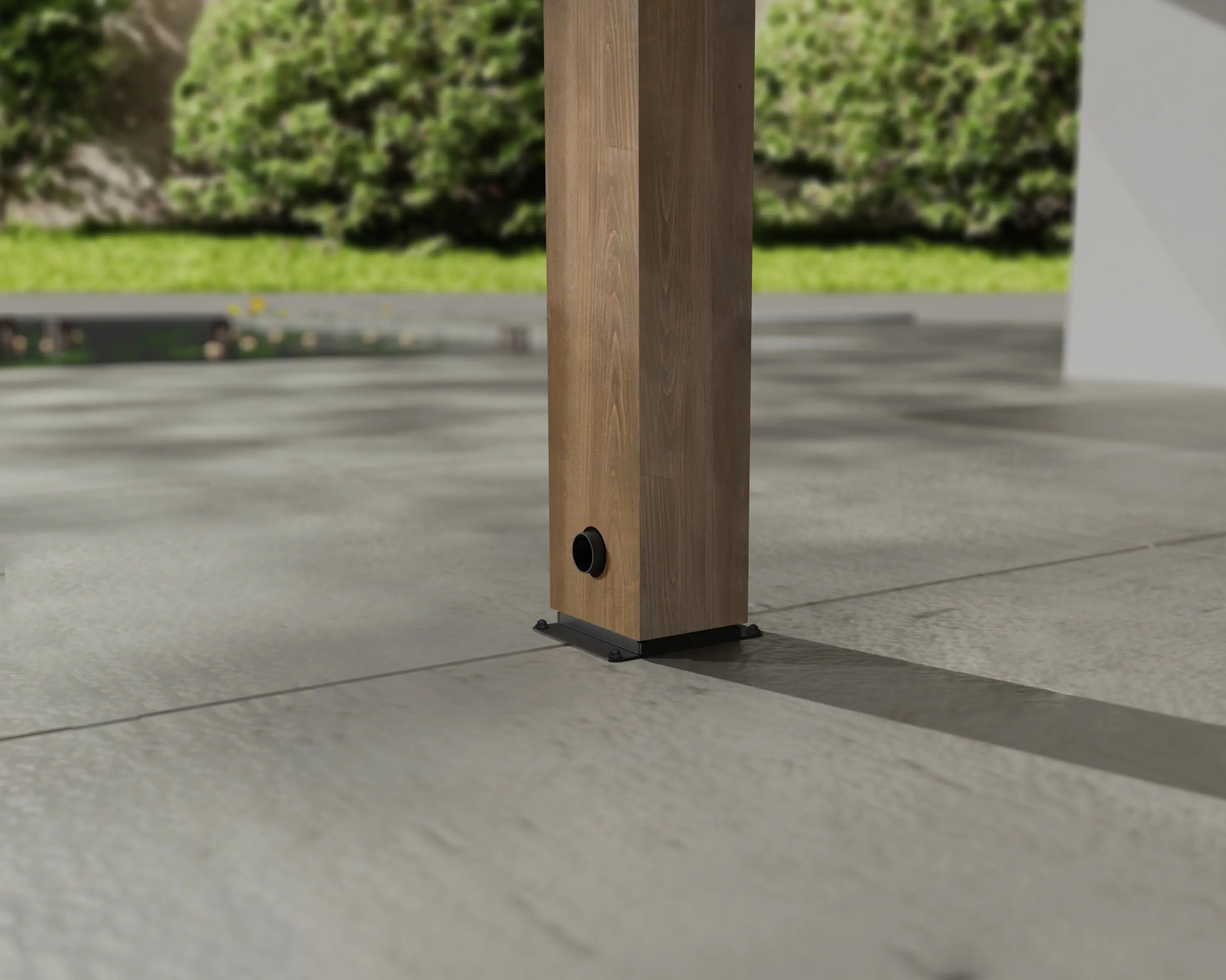 Canopia Terrassenüberdachung Helsinki Holz 665 x 294 cm braun
