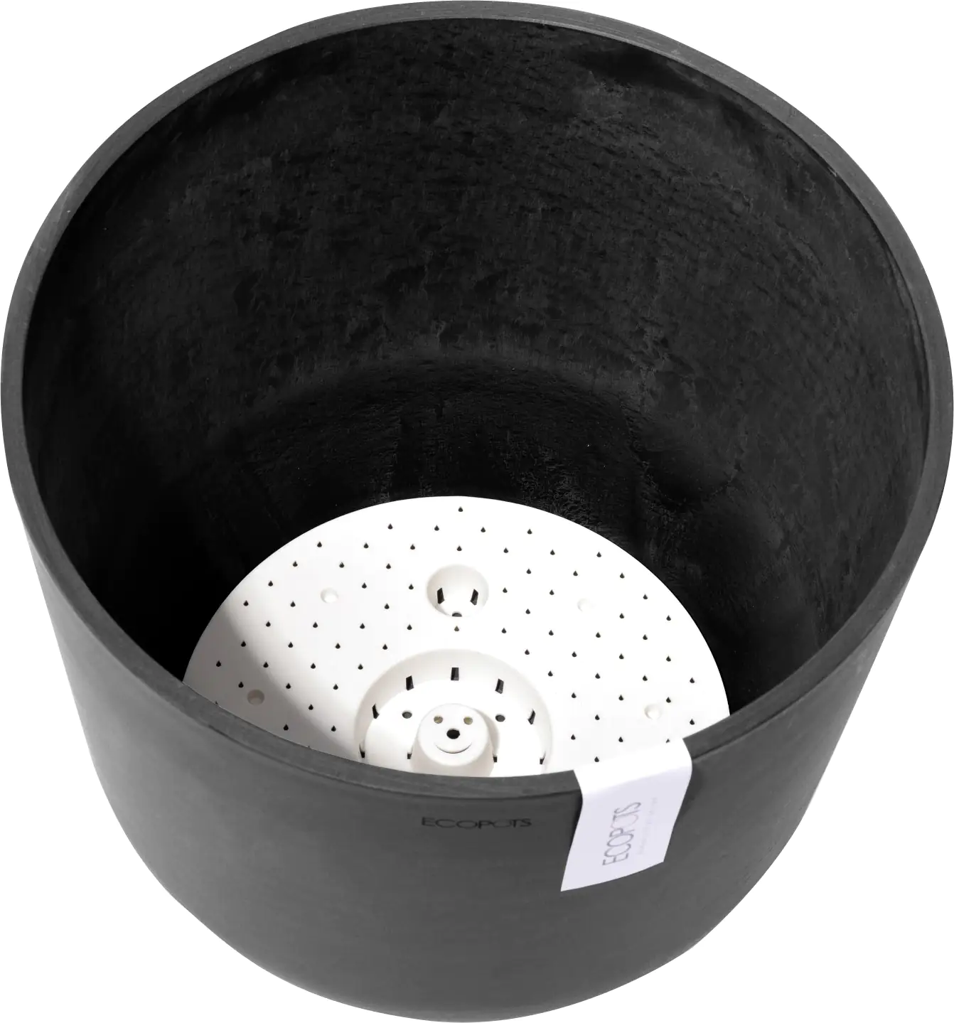 Ecopots Pflanztopf Oslo Ø 35 x 30,5 cm dunkelgrau