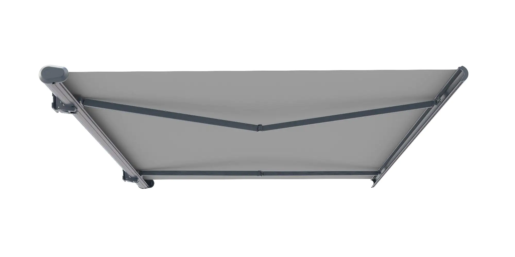 Primaster Kassetten-Markise elektr. Farbe grau Breite 500 cm Ausfall 300 cm - B-Ware