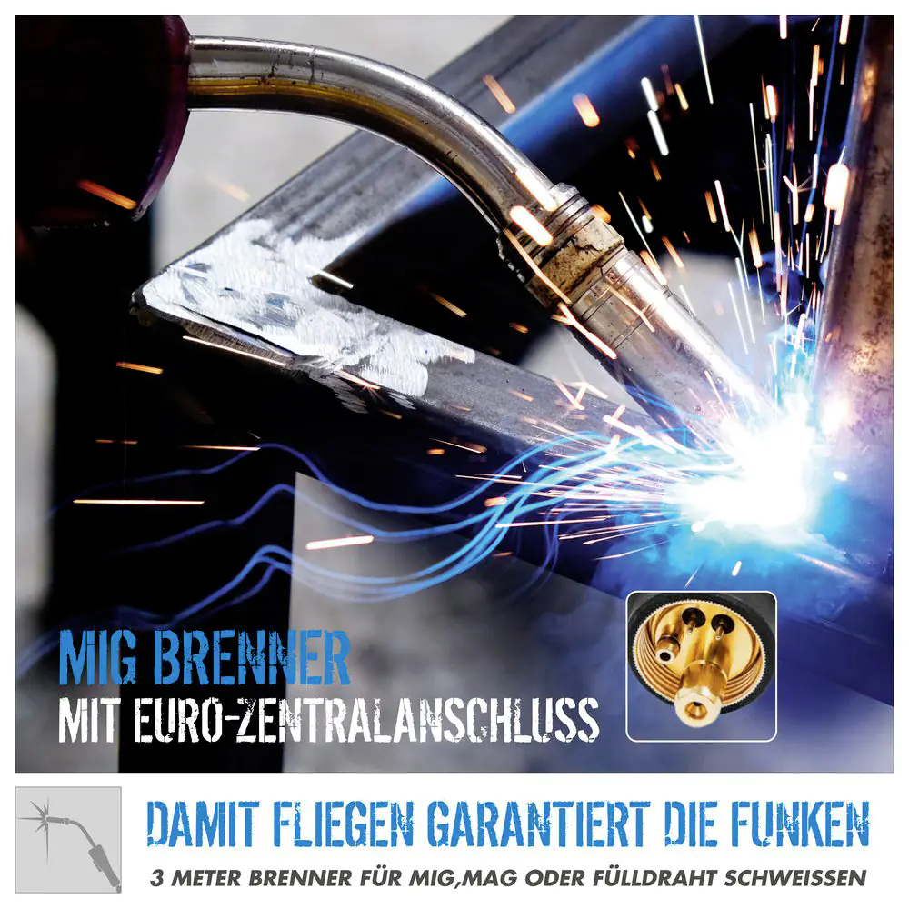 Güde Universalschweißgerät Uni-Mig 165 SYN 20-160 A
