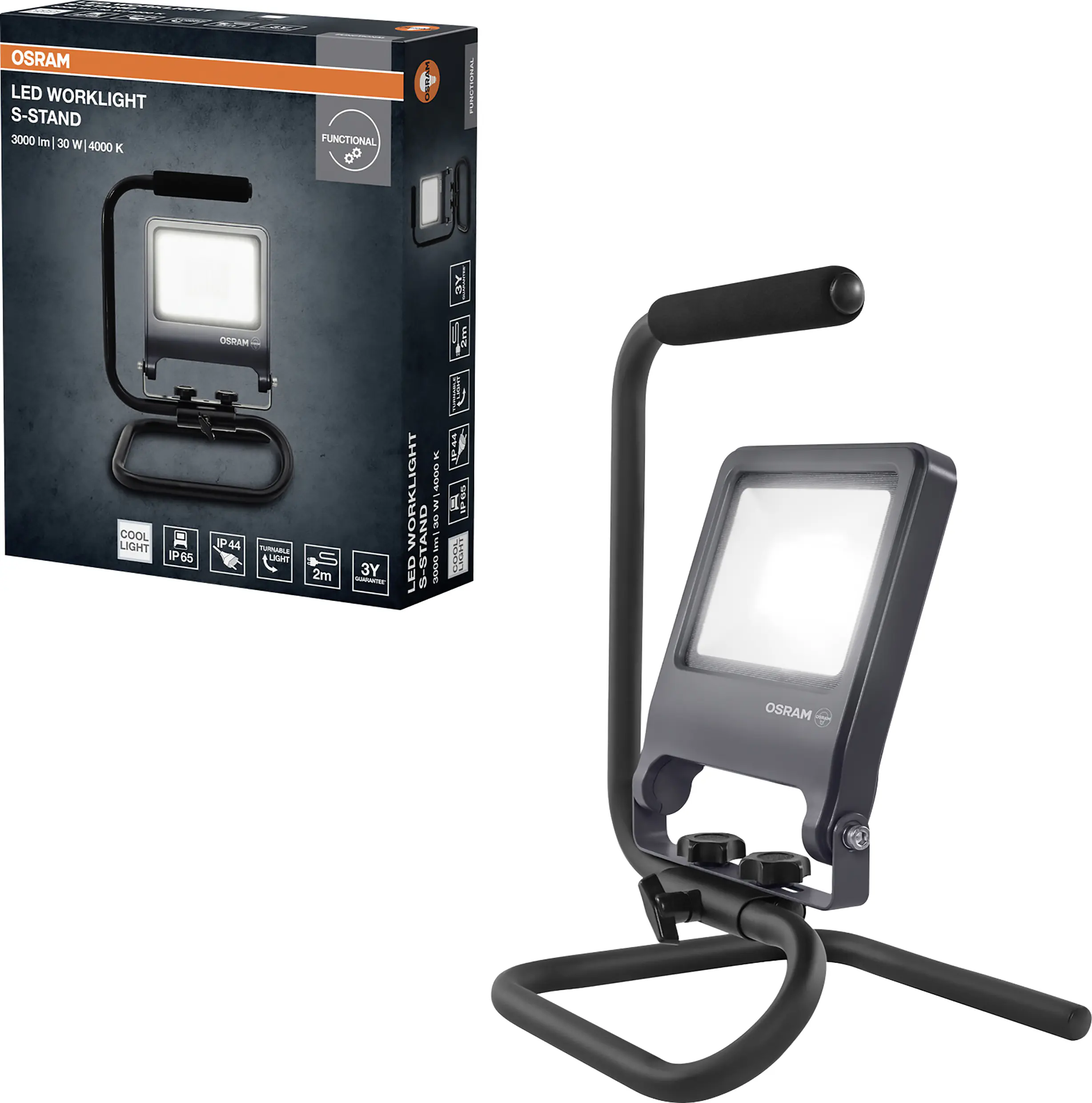 Osram LED Arbeitsleuchte 30 W schwenk Kabel