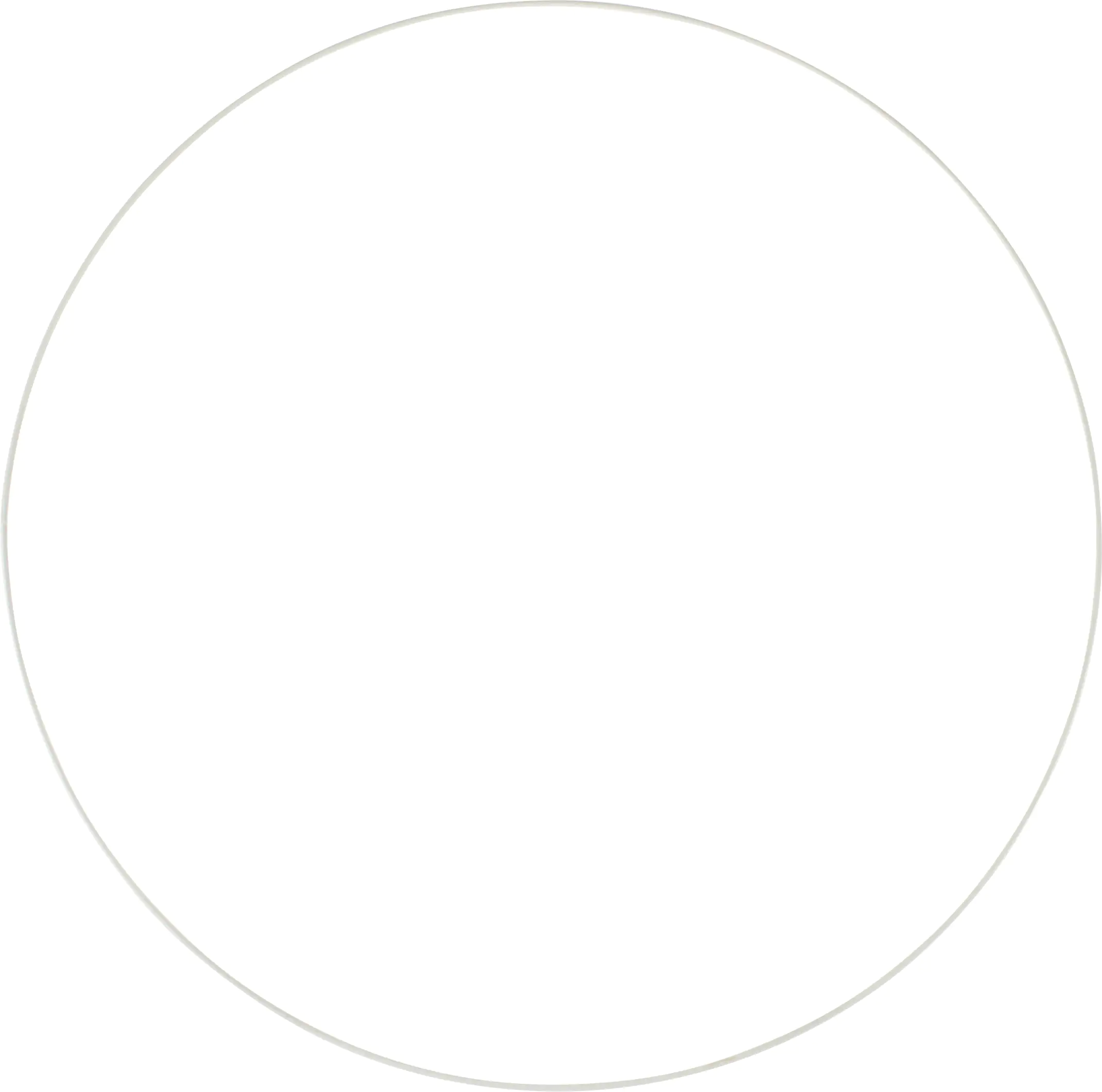 Glorex Metallring weiss 40 cm Farbe: weiß