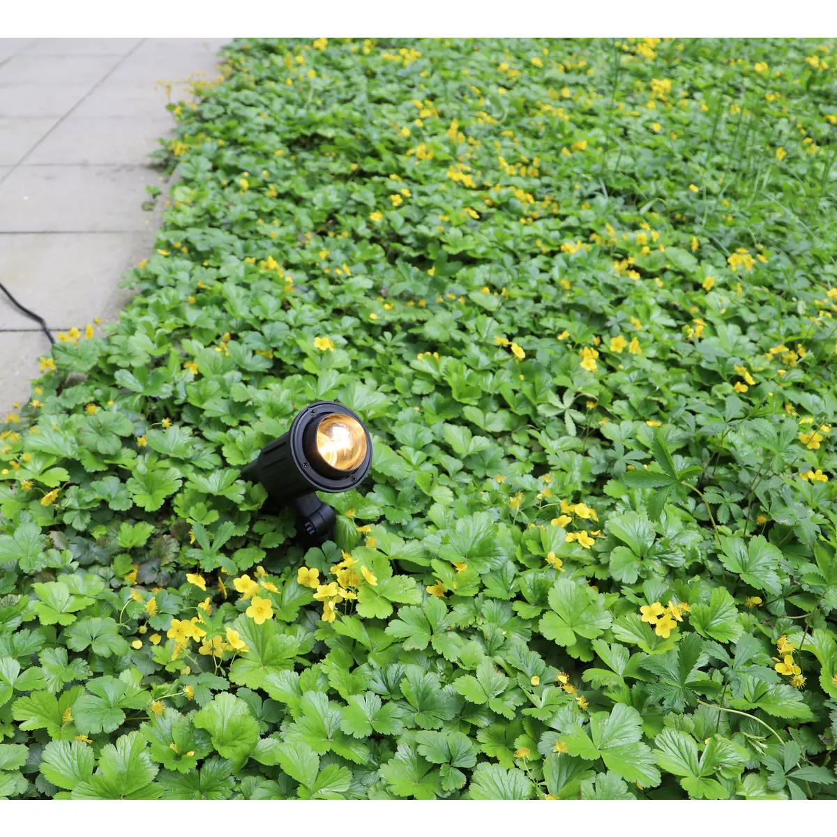 Unitec LED-Wegeleuchte mit Erdspieß 1,5 m schwarz