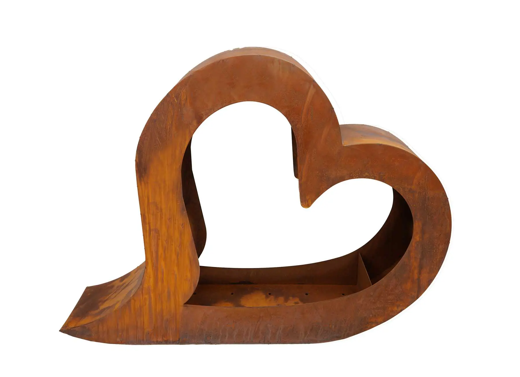 Badeko Herz Lydia 40 x 55 x 10 cm rostbraun