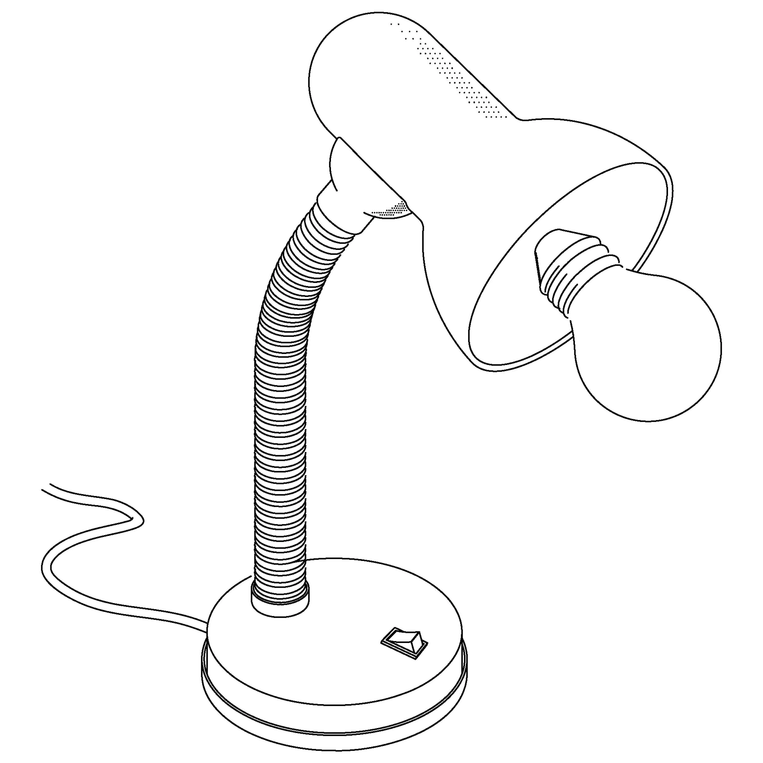 Eglo Tischlampe Basic 30 cm silber