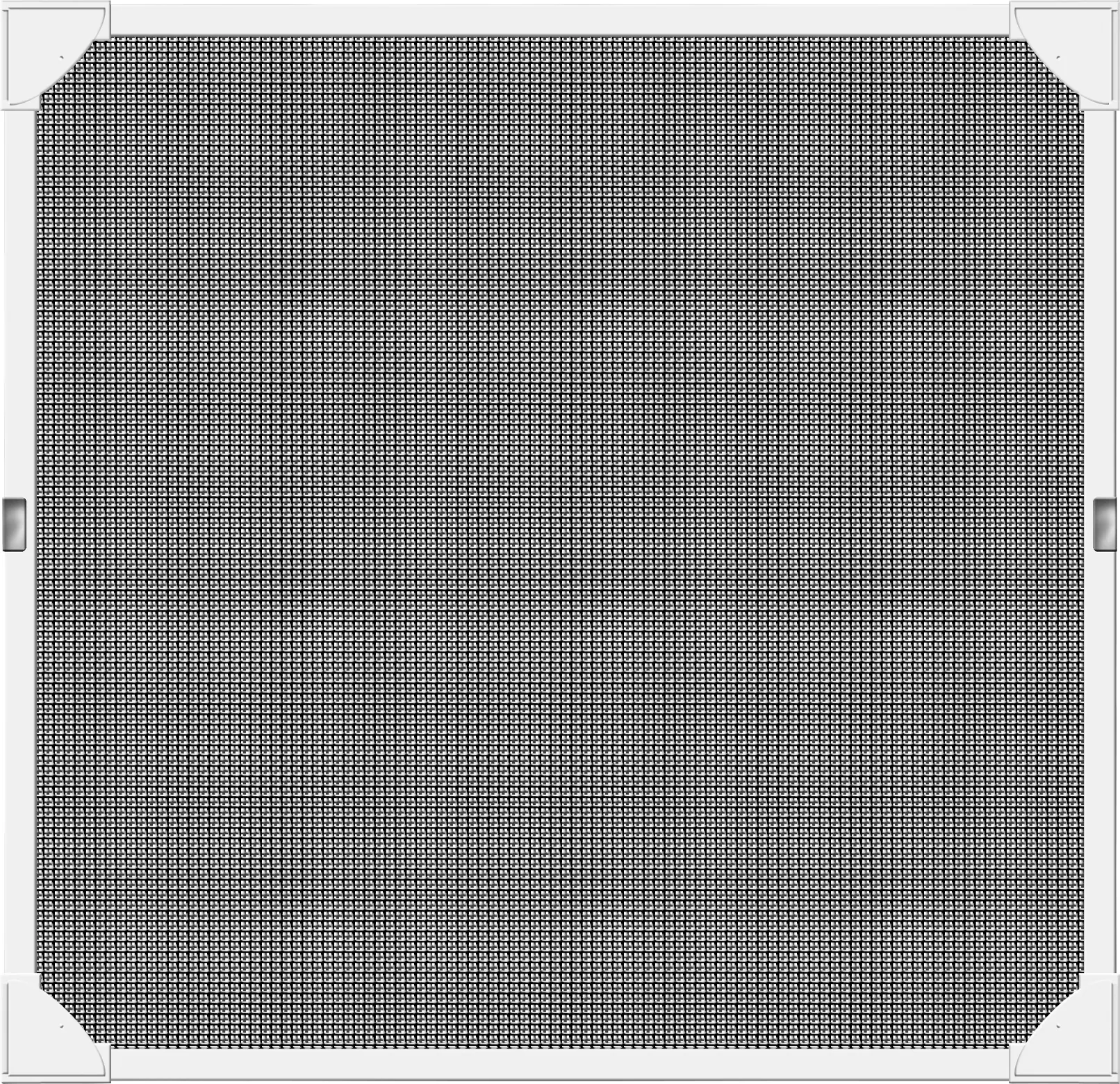 Schellenberg Pollenschutz Magnetrahmen 100 x 120 cm anthrazit/weiß