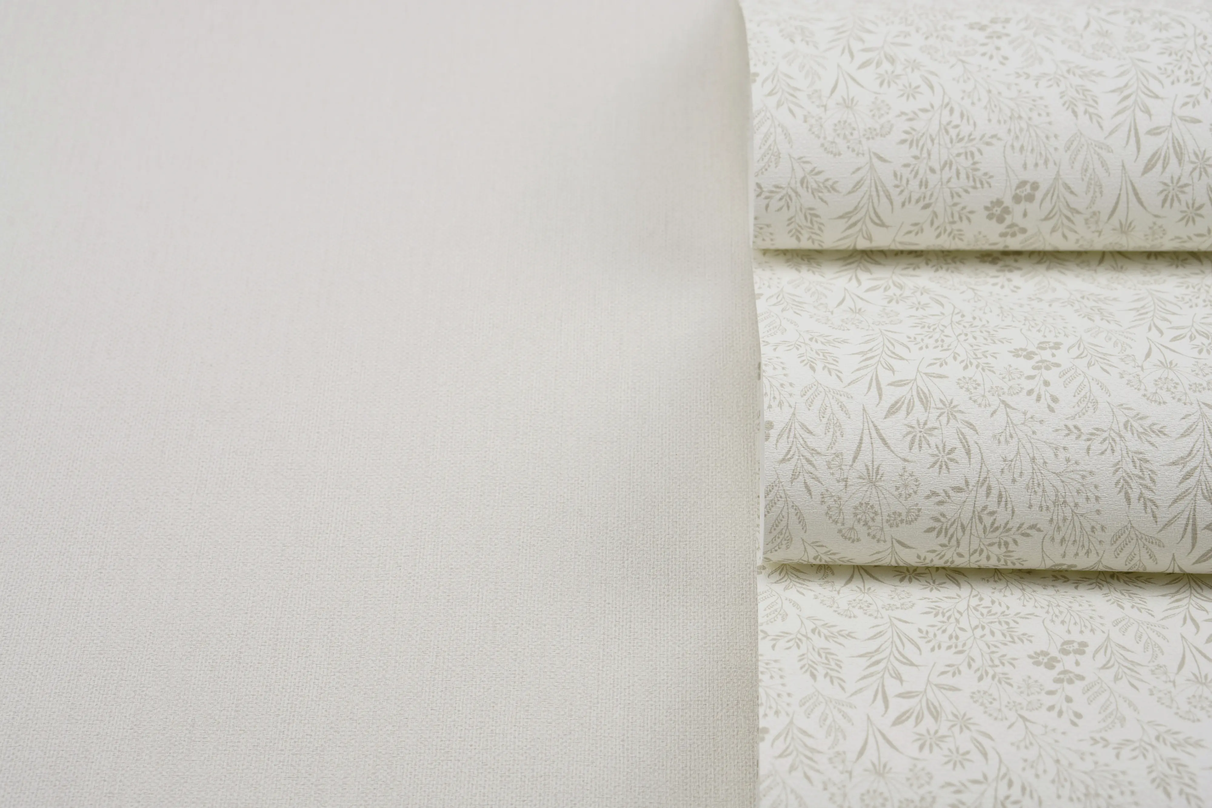 Rasch Vliestapete Farm Living Uni creme 10,05 x 0,53 m