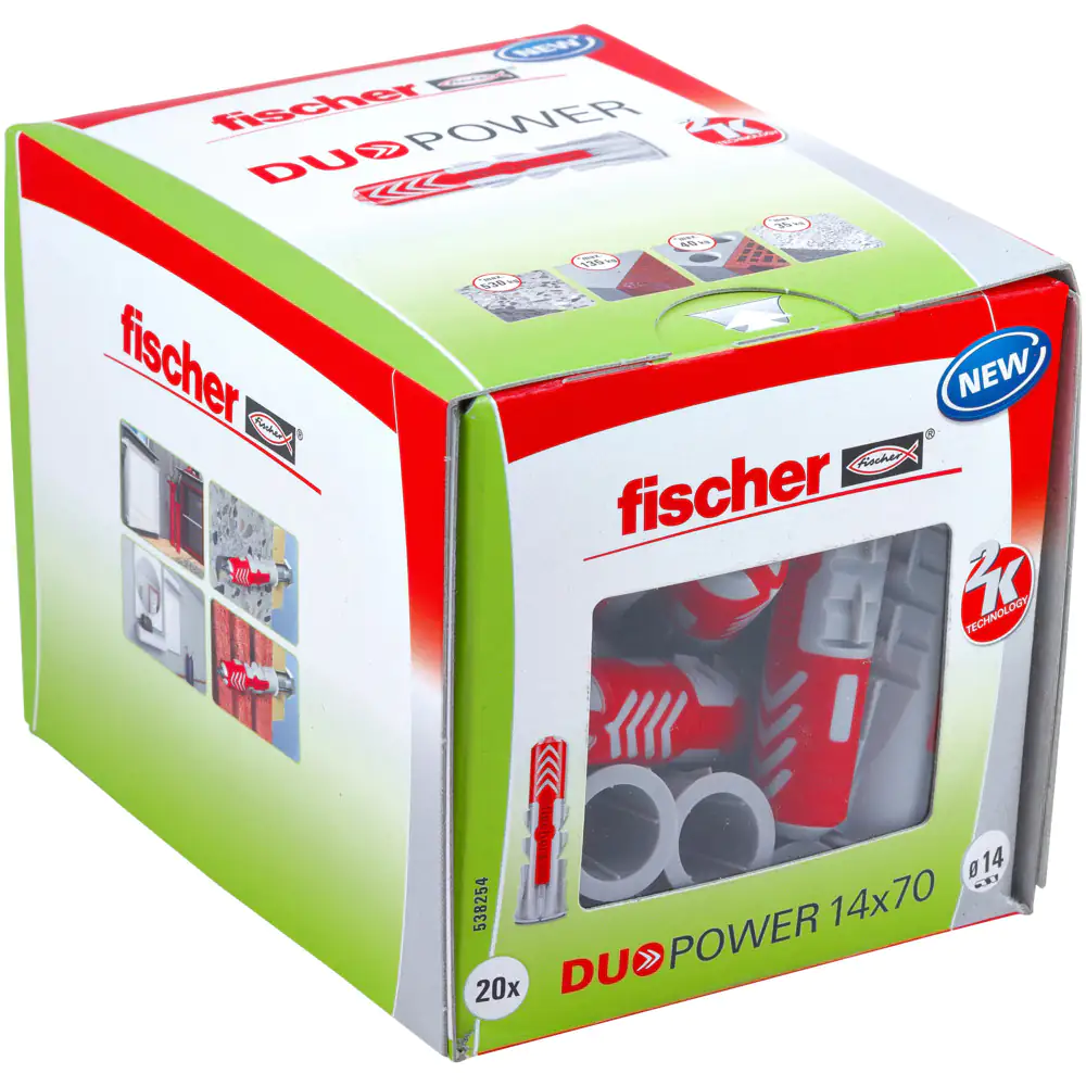 Fischer Dübel Duopower 14.0 x 70 mm - 20 Stück