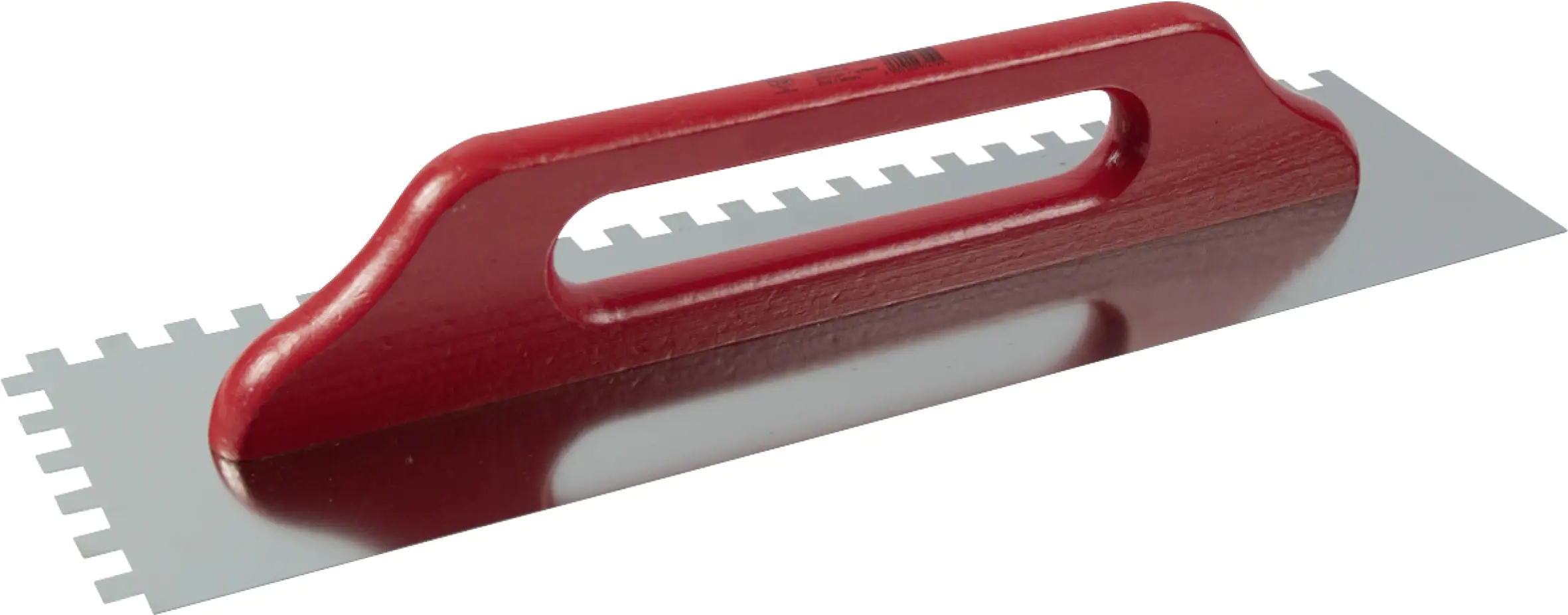 Connex Zahnglättekelle 480 x 130 mm Zahnung 10 x 10 mm Stahl