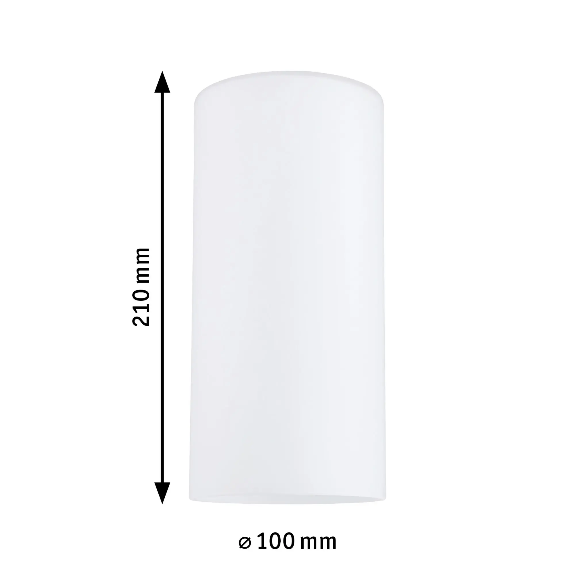 Paulmann URail Lampenschirm Raja 2Easy Opalglas 10 x 21 cm 