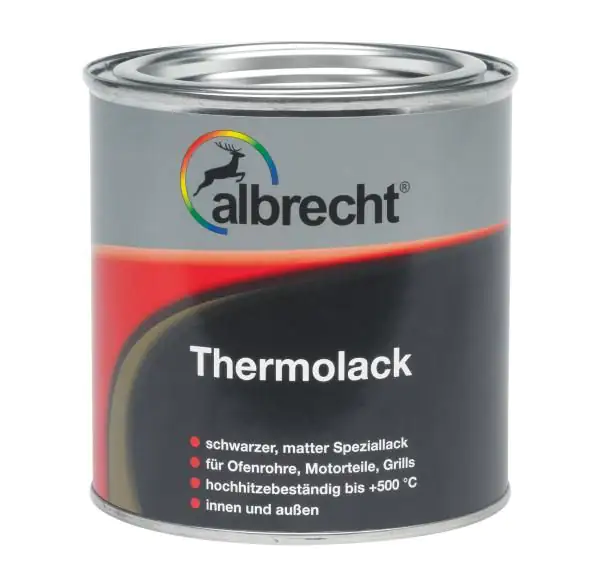 Albrecht Thermolack 125 ml schwarz